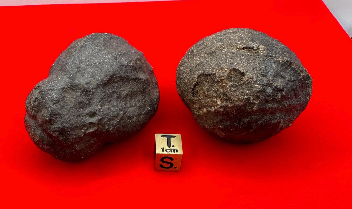 Rare Large Moqui Marbles, Pair of Stones, Shaman Stones, Southern Utah, Thunder Stones, Hopi Marbles, Sandstone, 5.7 oz|165 grams