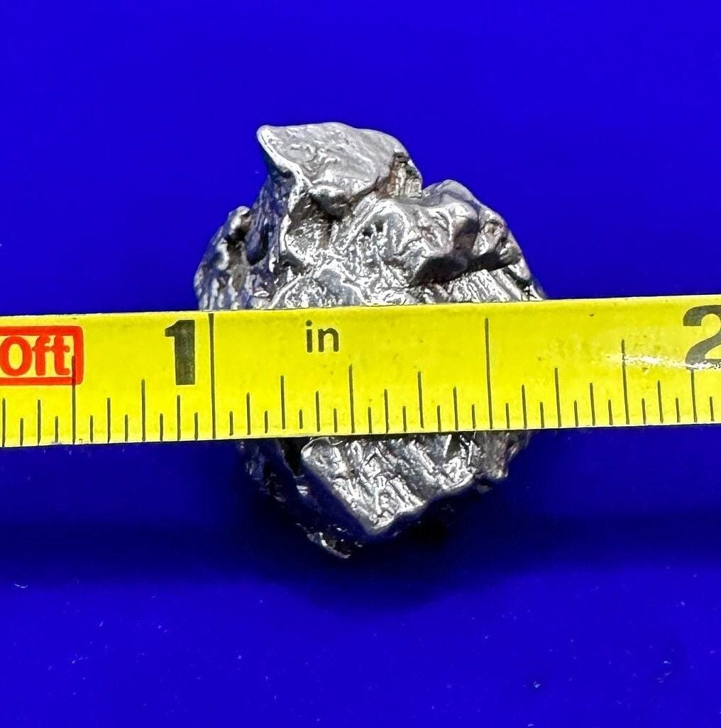 Beautiful Meteorite Specimen Campo del Cielo 17.15 grams, comes with a display case and velvet carrying bag, Astronomy Gift, Space Gift