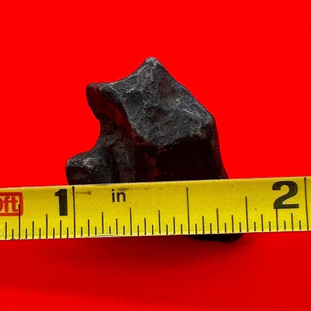 Rare and Unique Agoudal Meteorite Specimen, grams, Iron Meteorite, Astronomy Gift, Space Gift, Iron Meteorite, 13.57 grams, From Space