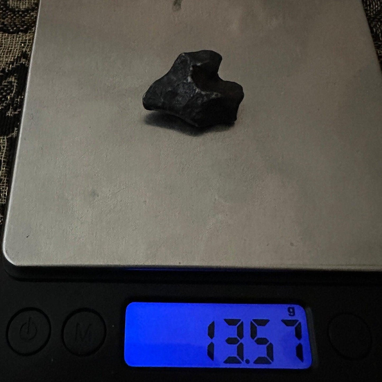 Rare and Unique Agoudal Meteorite Specimen, grams, Iron Meteorite, Astronomy Gift, Space Gift, Iron Meteorite, 13.57 grams, From Space