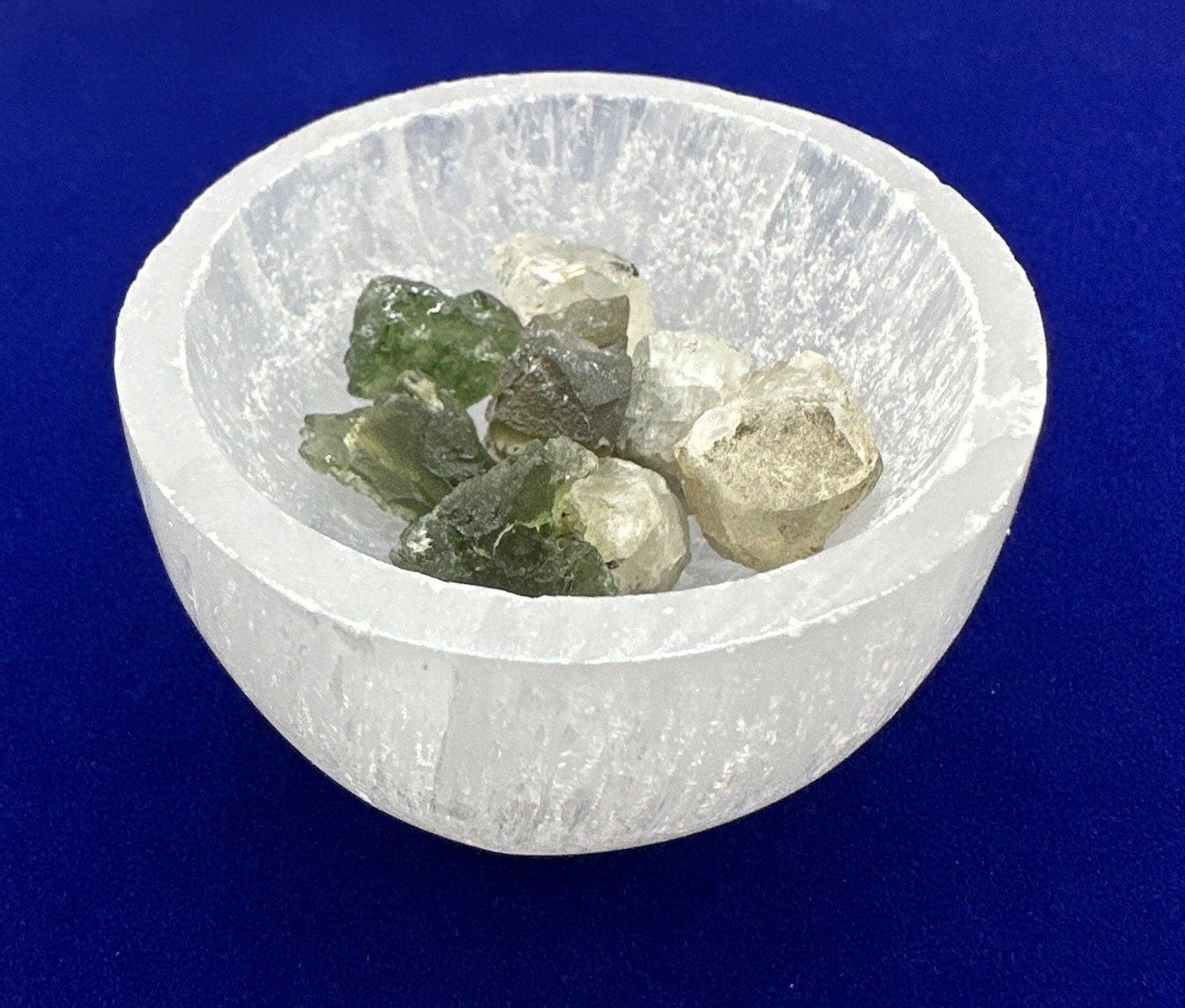 Selenite Charging Bowl, Little Bowl, Moroccan Selenite, Reiki, Handmade Bowl, smooth surfaces, Selenite Crystal Bowl, 3.0 ounces