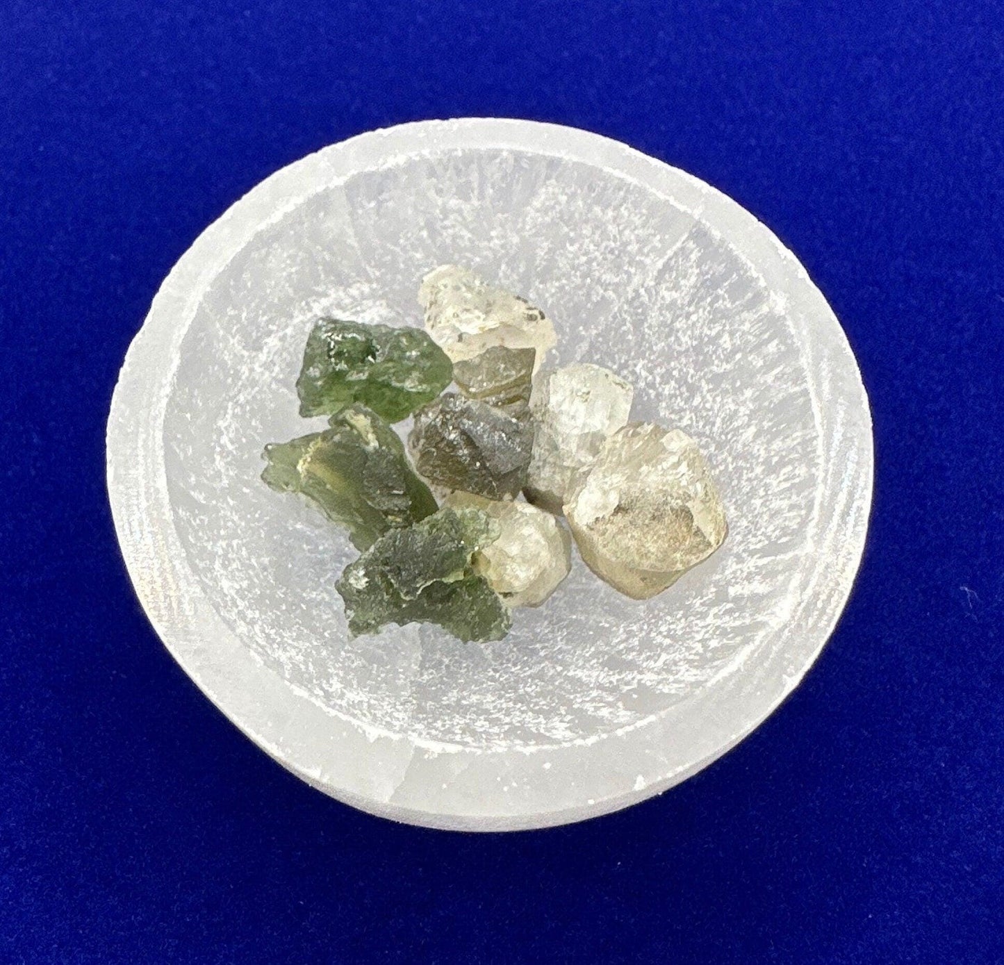 Selenite Charging Bowl, Little Bowl, Moroccan Selenite, Reiki, Handmade Bowl, smooth surfaces, Selenite Crystal Bowl, 3.0 ounces