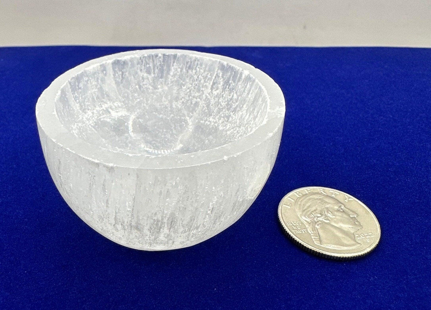 Selenite Charging Bowl, Little Bowl, Moroccan Selenite, Reiki, Handmade Bowl, smooth surfaces, Selenite Crystal Bowl, 3.0 ounces