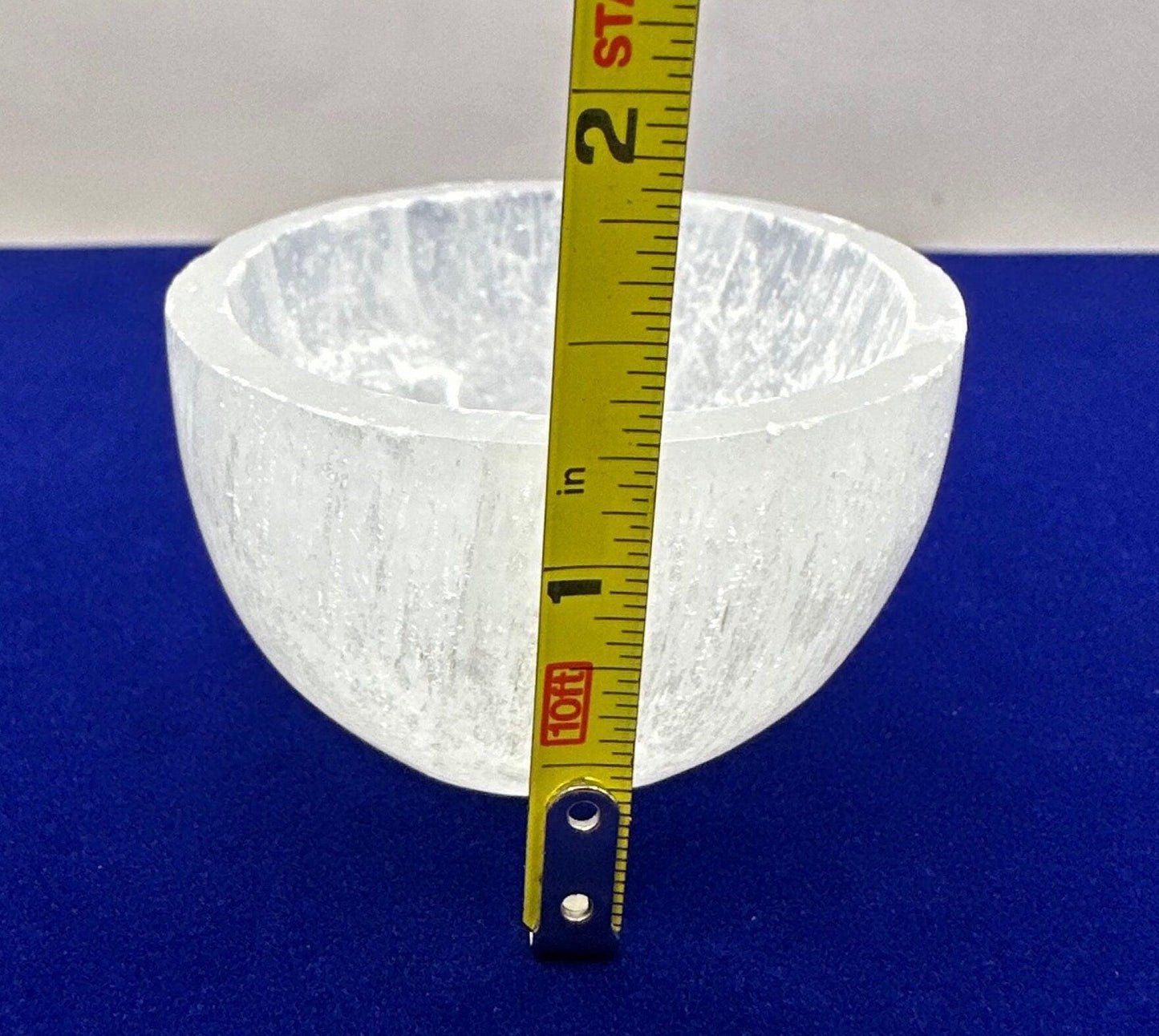 Selenite Charging Bowl, Little Bowl, Moroccan Selenite, Reiki, Handmade Bowl, smooth surfaces, Selenite Crystal Bowl, 3.0 ounces