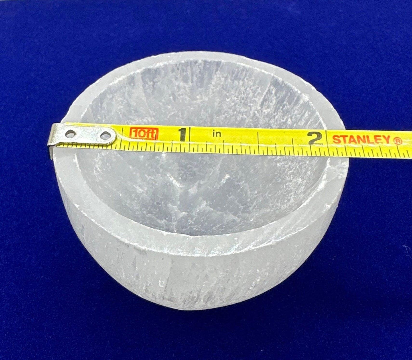 Selenite Charging Bowl, Little Bowl, Moroccan Selenite, Reiki, Handmade Bowl, smooth surfaces, Selenite Crystal Bowl, 3.0 ounces