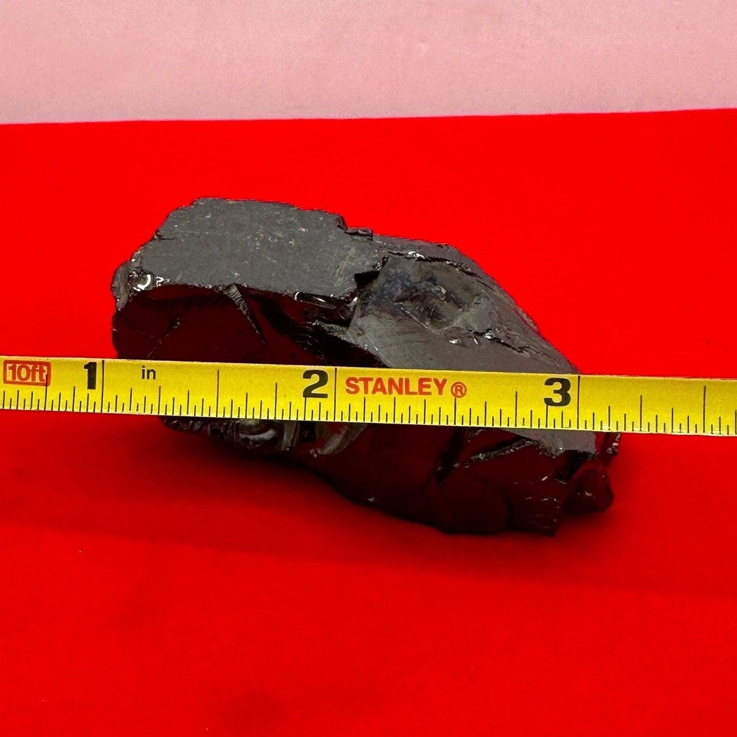 Shungite Specimen from Colombia, Rare and beautiful piece, High Quality, EMF Protection, Meditation, Reiki, Sleep Improvement, 40.61 grams