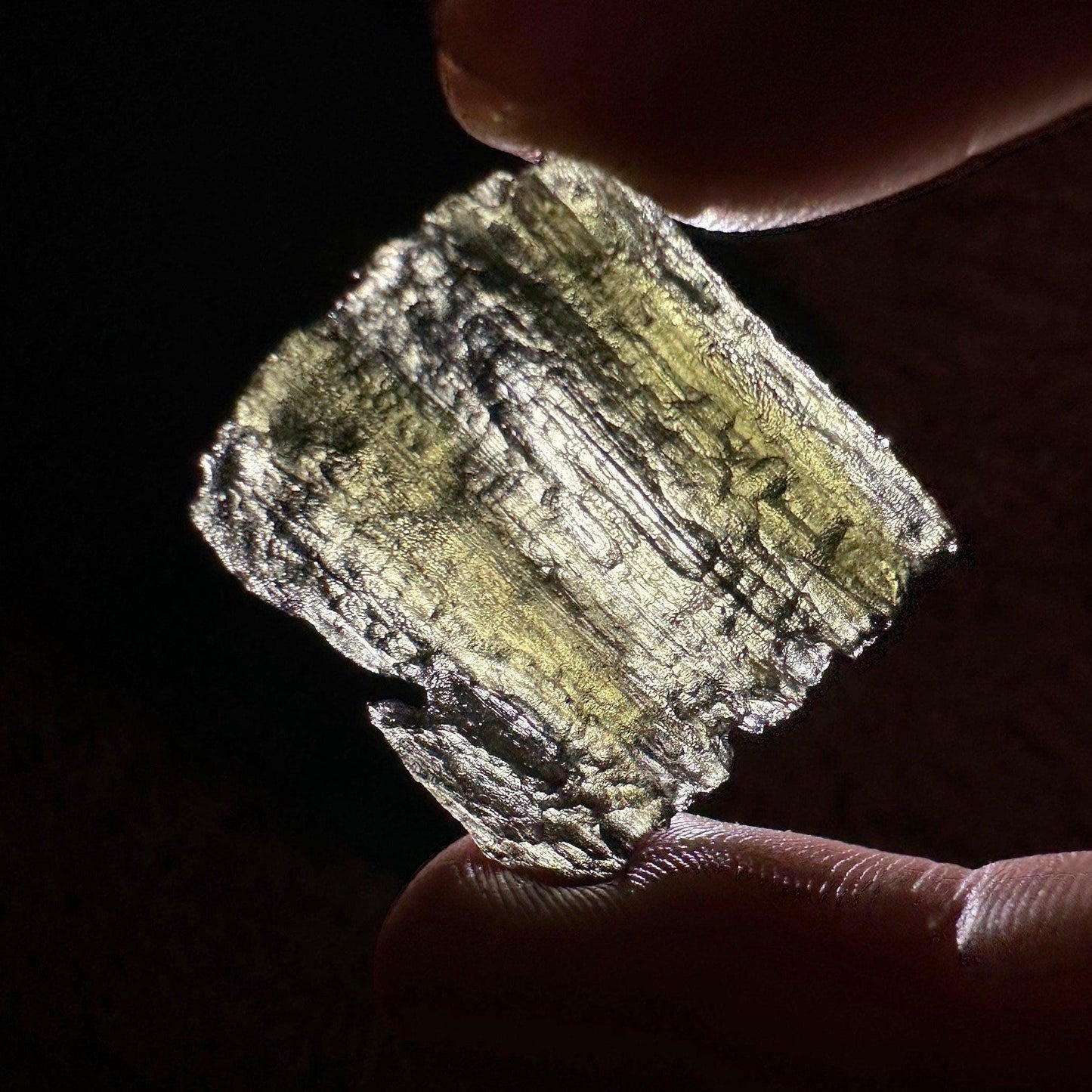 Moldavite Tektite Specimen, High Quality, Transformation, Manifestation, Reiki, Authentic, Moldavite Crystal, 4.20 grams|21.0 carats