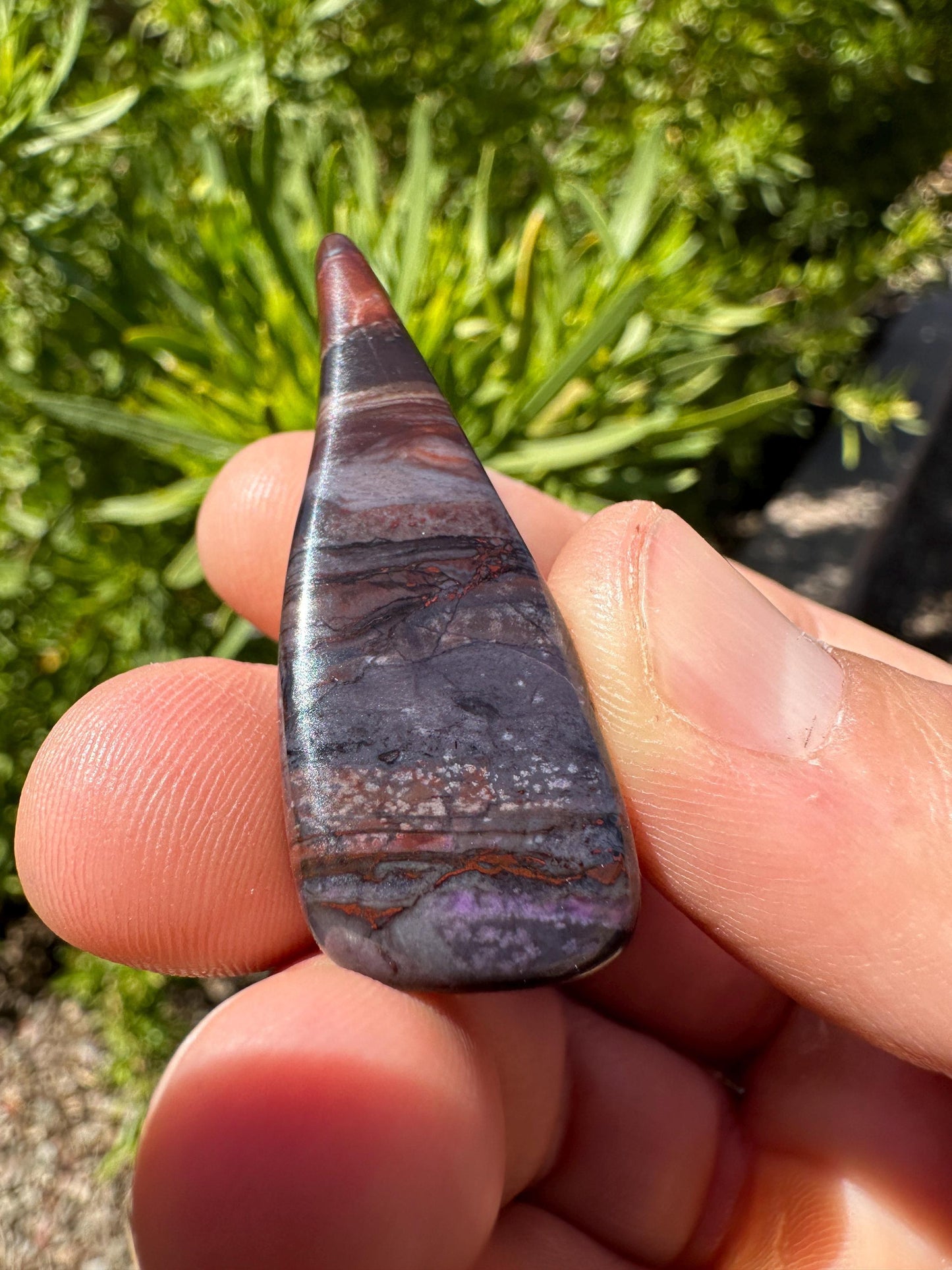 Sugalite Specimen, Polished Sugalite, Rare Sugalite, Inner Peace, South African, Reiki Energy Work, Authentic Sugalite, 15.40 grams