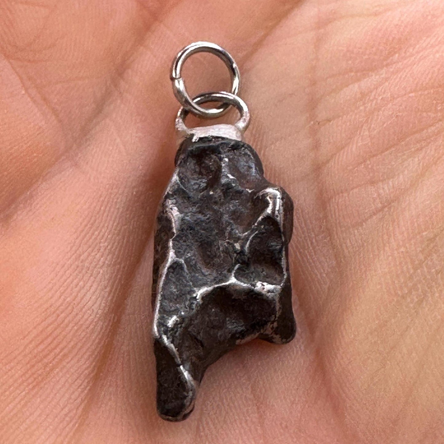 Agoudal Meteorite Pendant, Agoudal, Astronomy Gift, Space Gift, Iron Meteorite, Handmade Pendant, Authentic Iron Meteorite, 7.39 Grams
