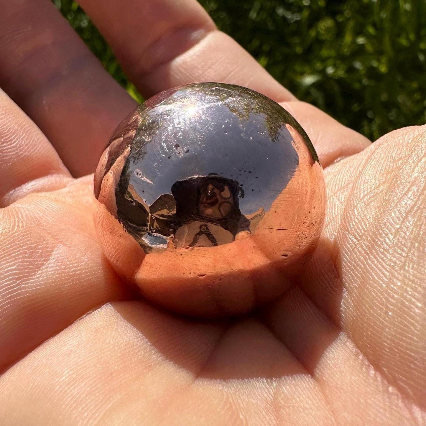 Copper Ball, Copper Sphere, Michigan Copper, High Quality, Copper Gift, Keweenaw Copper, Arthritis, Michigan Gift, Copper, 3.9 Ounces