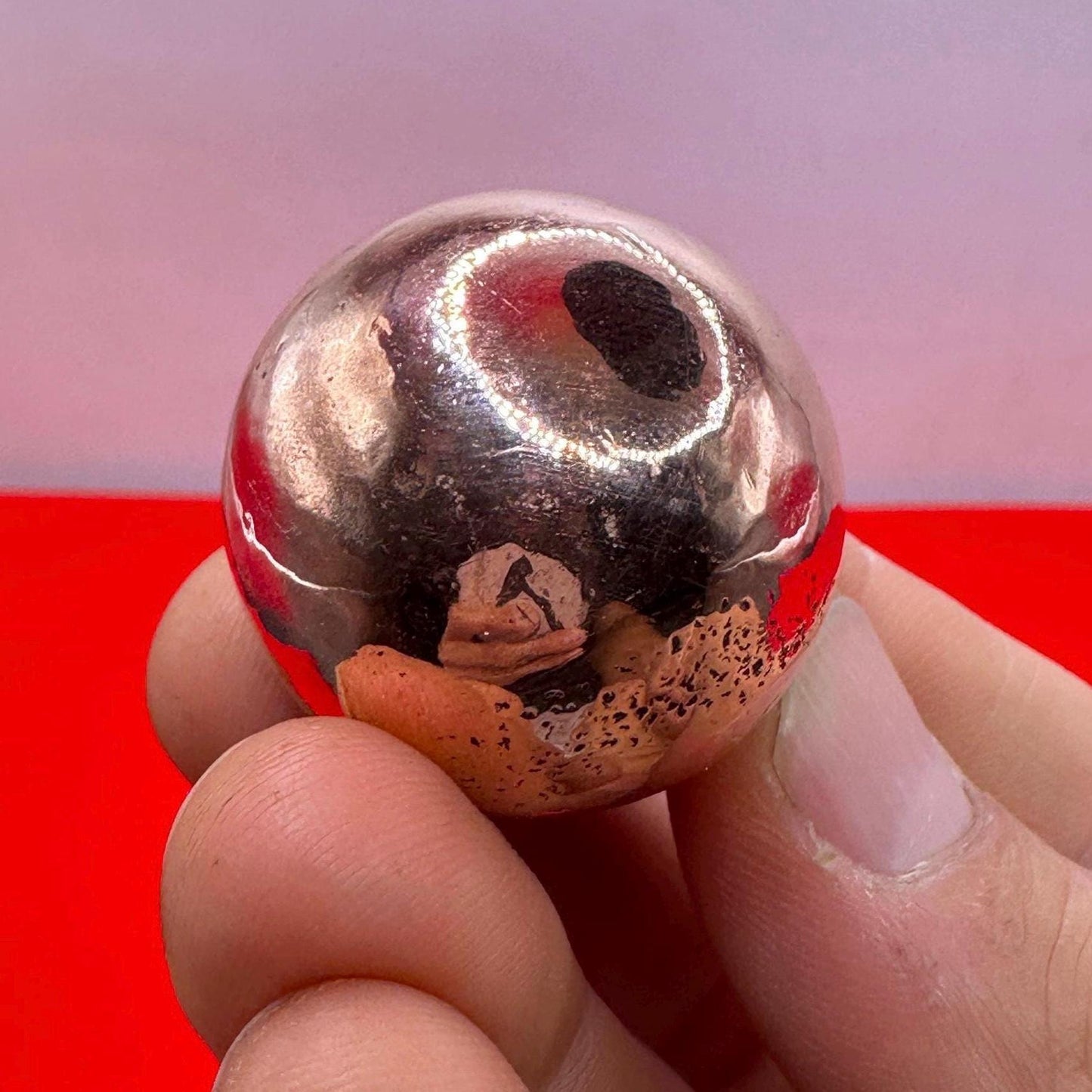 Copper Ball, Copper Sphere, Michigan Copper, High Quality, Copper Gift, Keweenaw Copper, Arthritis, Michigan Gift, Copper, 3.9 Ounces