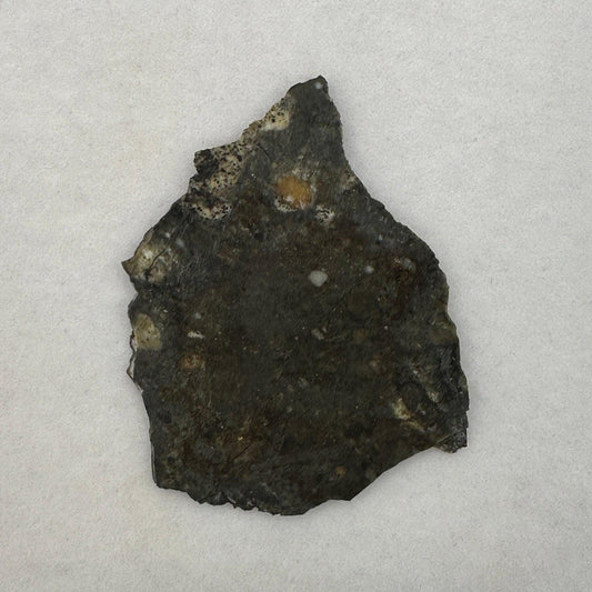 NWA 11182 Moon|Lunar Meteorite Slice, Rare Moon Meteorite, Moon, Astronomy Gift, Meteorite Collection, Feldspathic Breccia, 3.64 grams