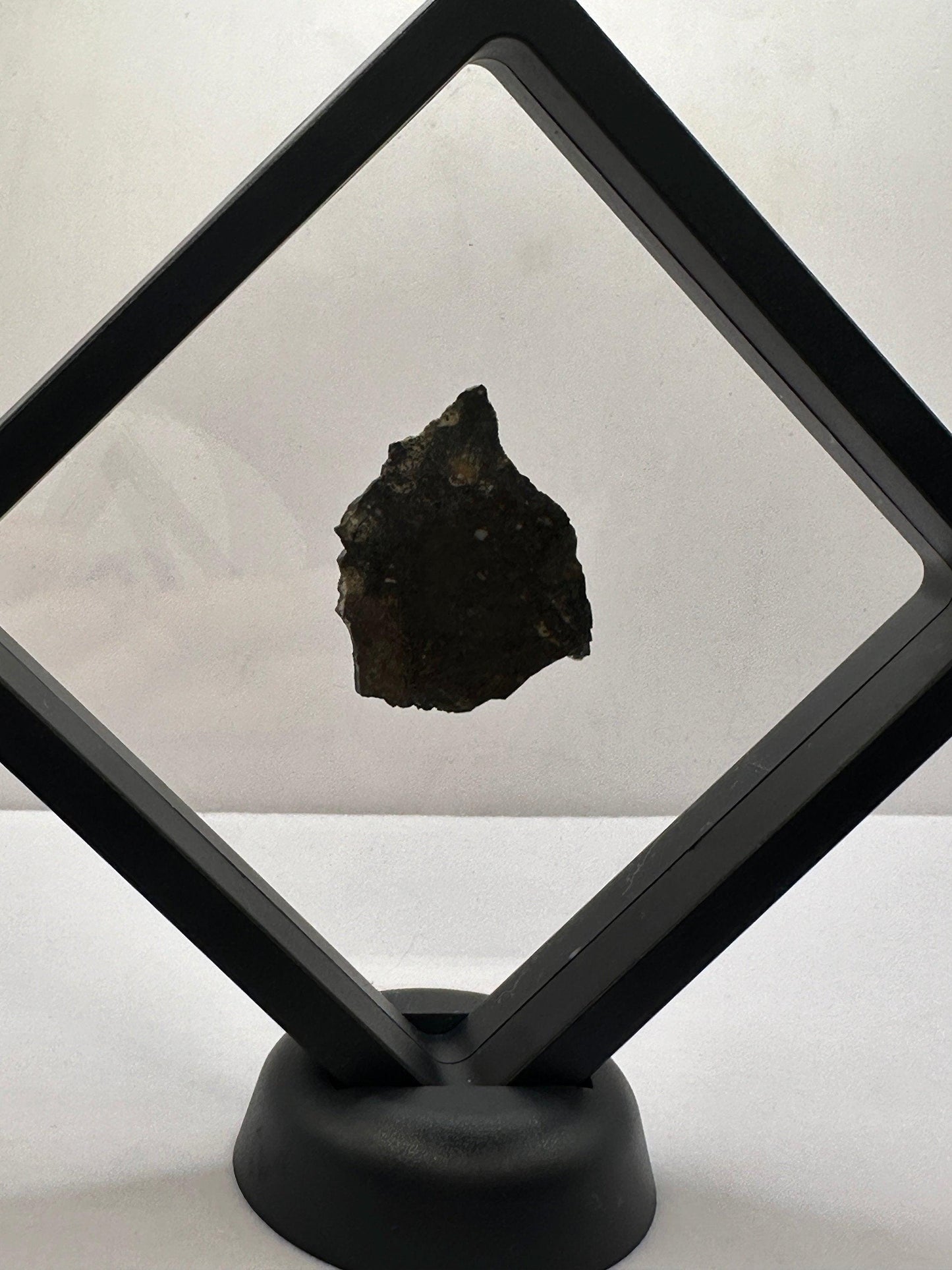 NWA 11182 Moon|Lunar Meteorite Slice, Rare Moon Meteorite, Moon, Astronomy Gift, Meteorite Collection, Feldspathic Breccia, 3.64 grams