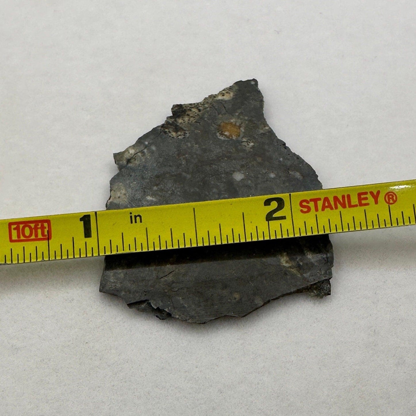 NWA 11182 Moon|Lunar Meteorite Slice, Rare Moon Meteorite, Moon, Astronomy Gift, Meteorite Collection, Feldspathic Breccia, 3.64 grams