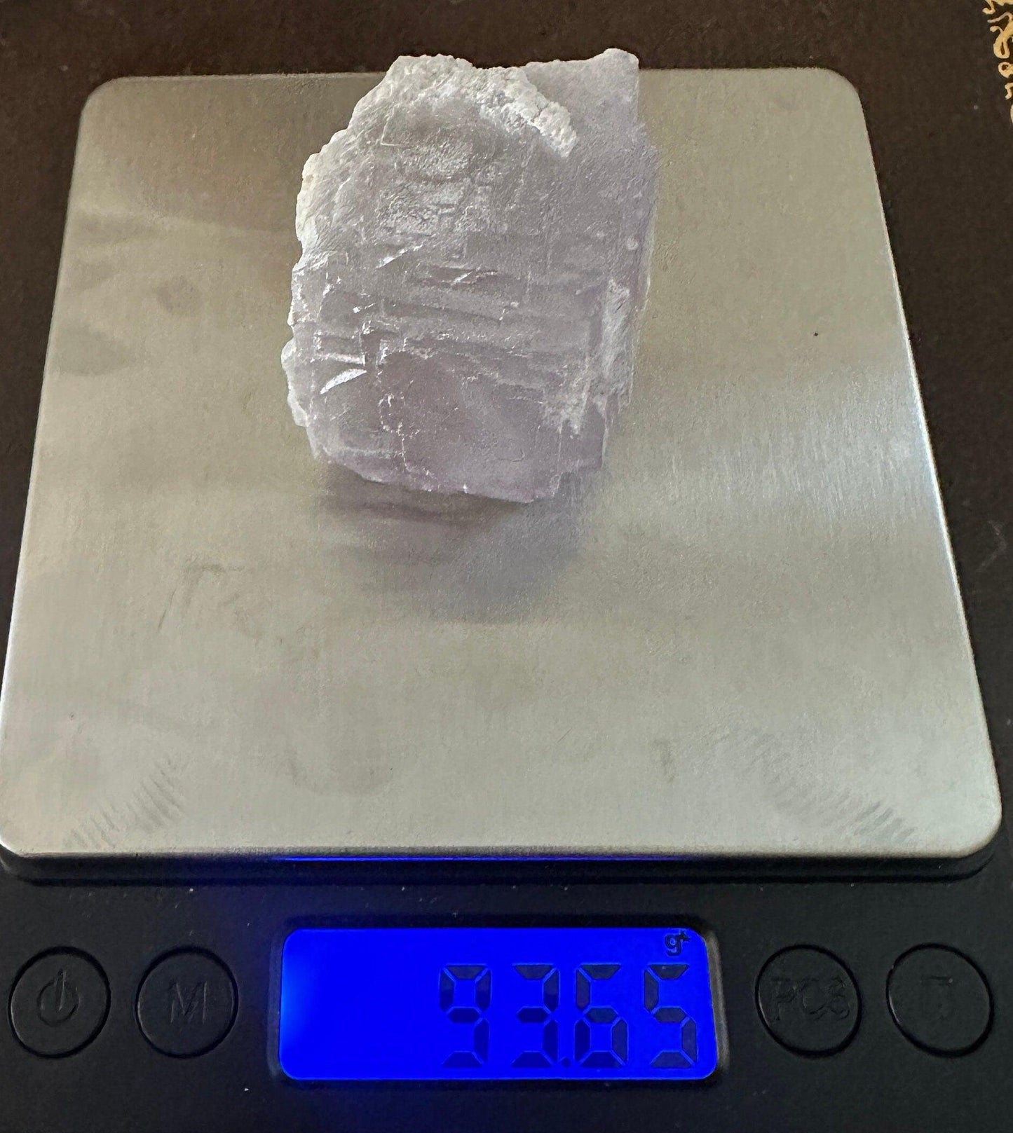 Beautiful Natural Light Purple Fluorite Crystal, Fluorite, Pakistan, Balancing, Superb Luster, Crystal Collection, Third Eye, 93.65 grams