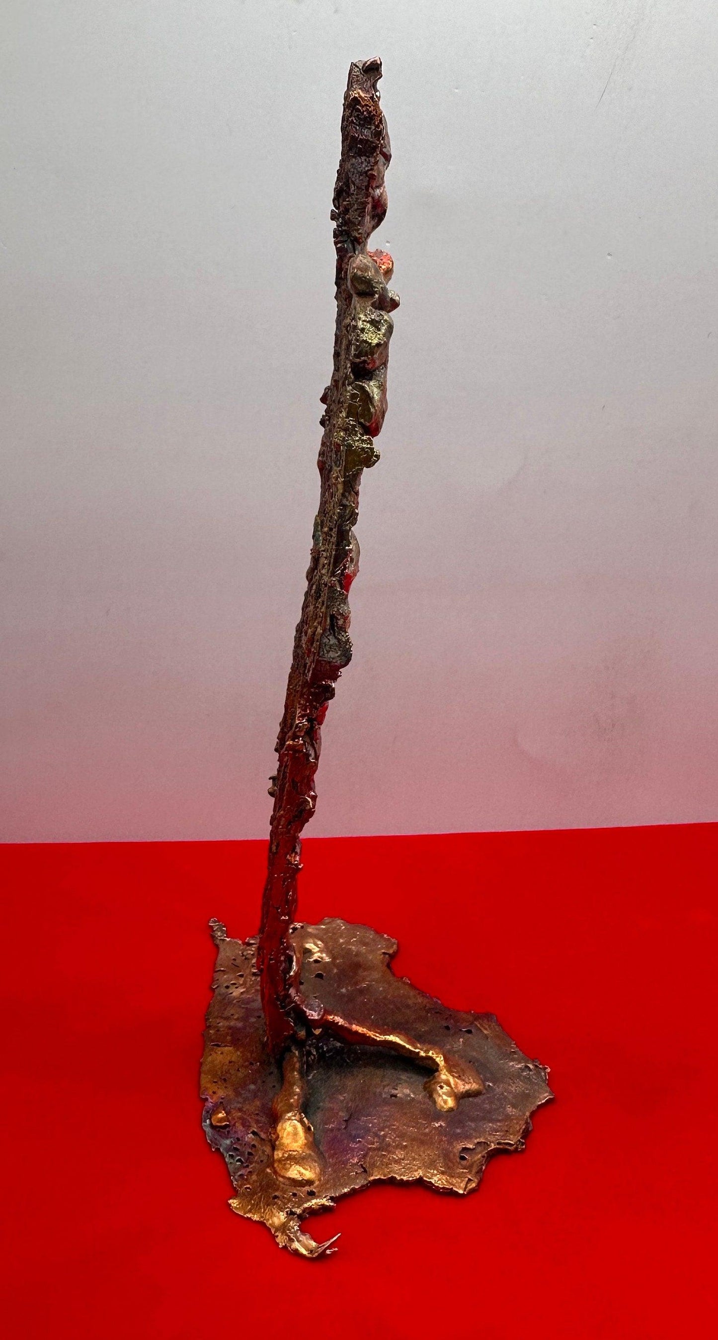 Beautiful Copper Cactus Sculpture, Arizona Copper, Copper from Globe Arizona, Southwest Gift, Arizona Gift, 11.9 ounces