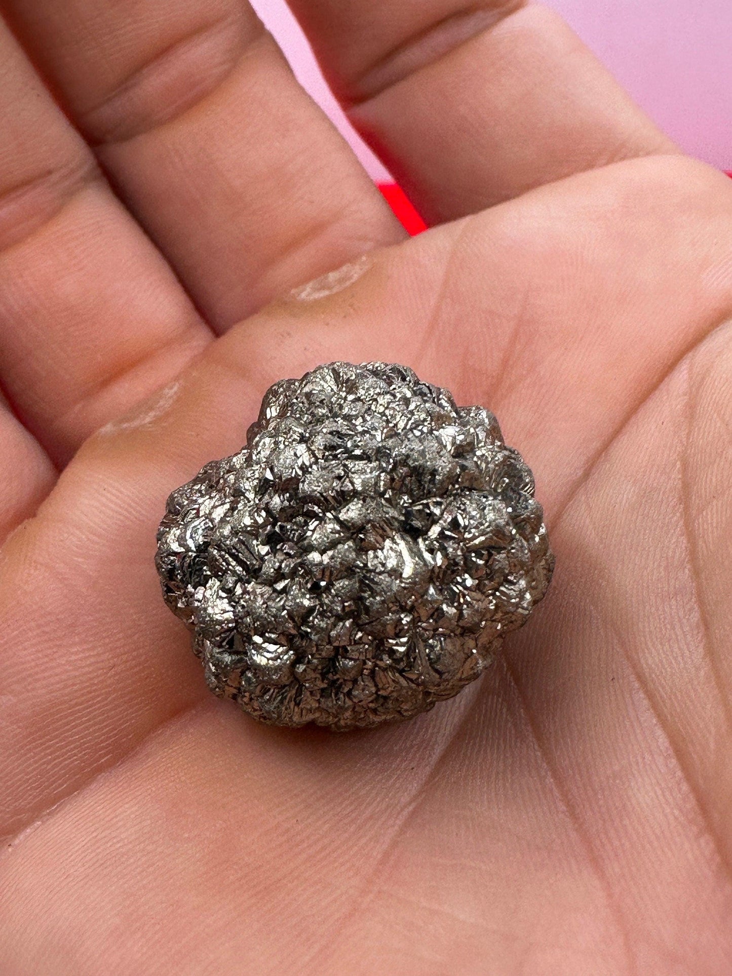 Golden Prophecy Stone, Rare and Unique, Marcasite Nodule, Crystal of Protection, Pyrite, Reiki, Rock Collection, Transformation, 24.58 grams