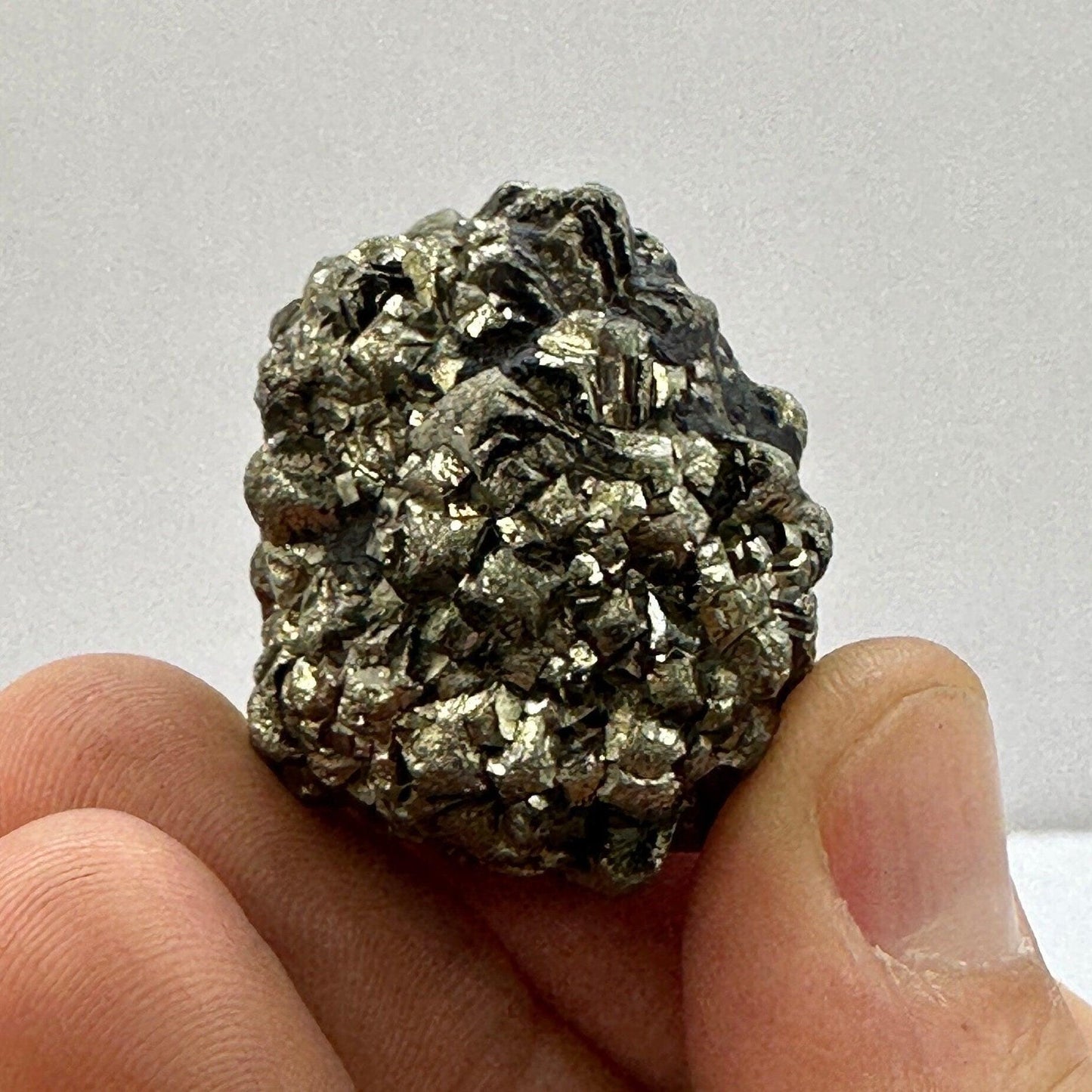 Rare Spiked Marcasite Nodule, Golden Prophecy Stone, Crystal of Protection, Pyrite, Reiki, Rock Collection, Transformation, 48.24 grams