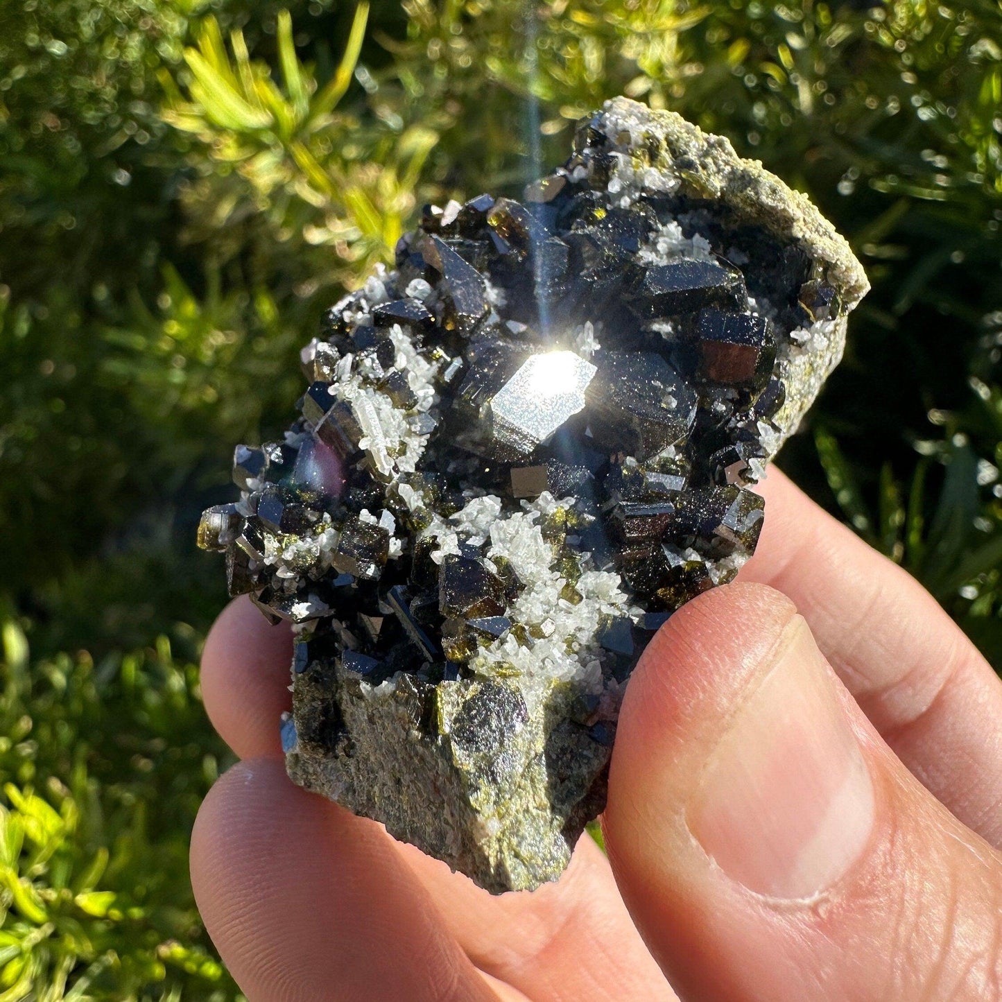 Epidote Crystal Specimen, Epodite, Peruvian Epidote, Crystal Collection, Manifestation, Home Decor, Reiki Healing, 79.20 Grams