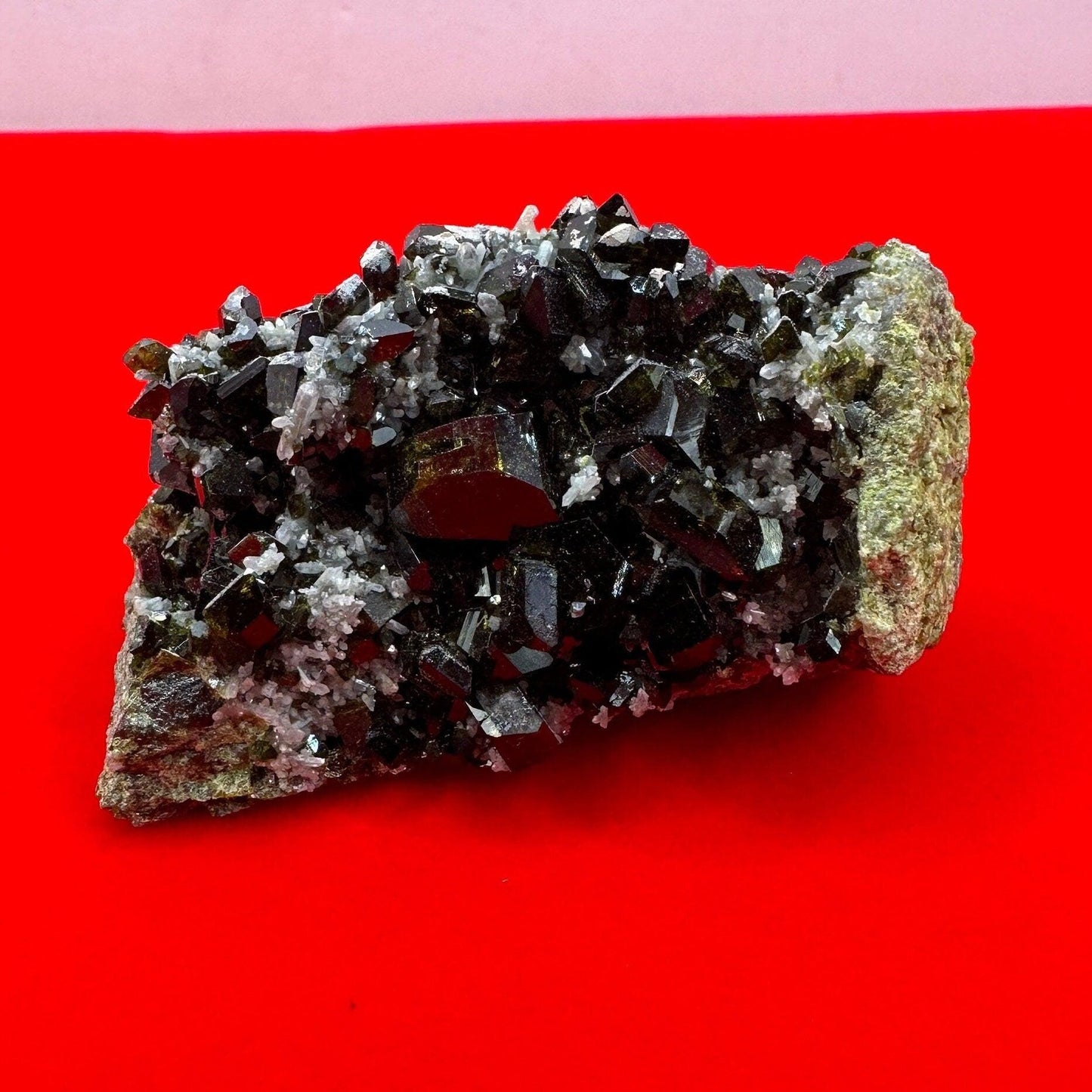 Epidote Crystal Specimen, Epodite, Peruvian Epidote, Crystal Collection, Manifestation, Home Decor, Reiki Healing, 79.20 Grams