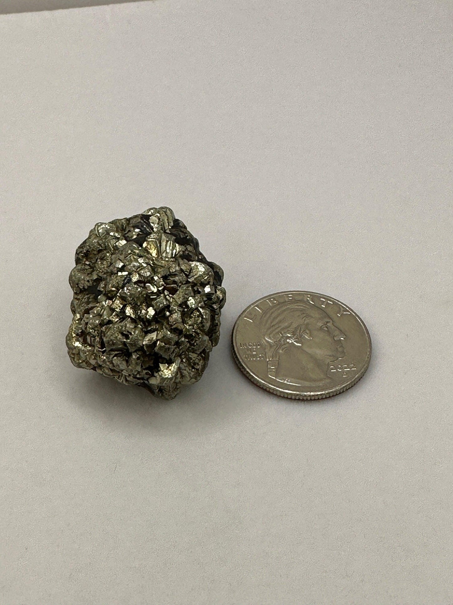 Rare Spiked Marcasite Nodule, Golden Prophecy Stone, Crystal of Protection, Pyrite, Reiki, Rock Collection, Transformation, 48.24 grams