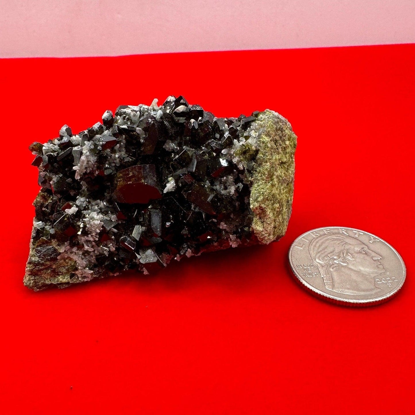 Epidote Crystal Specimen, Epodite, Peruvian Epidote, Crystal Collection, Manifestation, Home Decor, Reiki Healing, 79.20 Grams