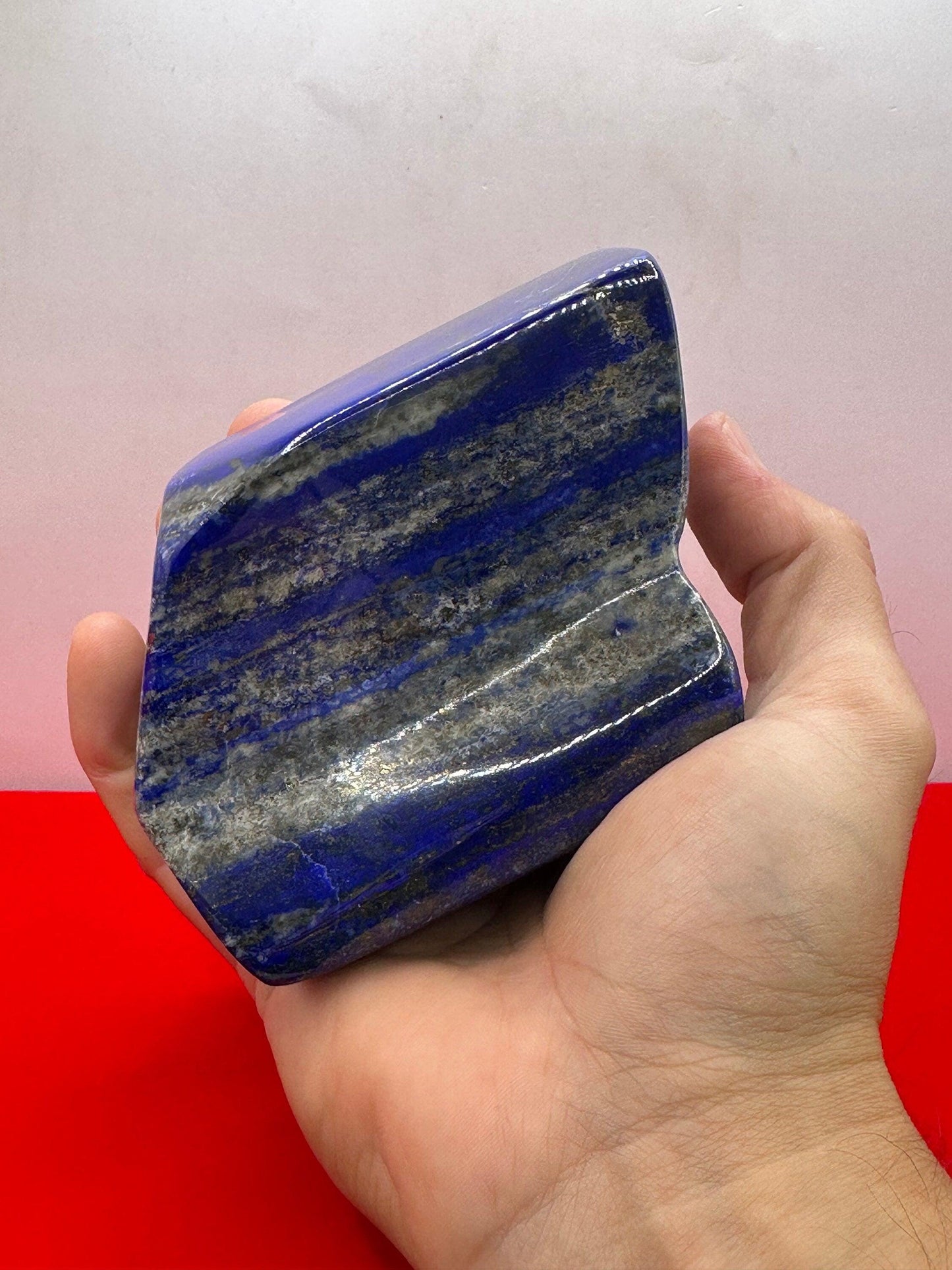 Beautiful High Quality Lapis Lazuli Freeform, Rock Collection, Home Decor, Reiki, Throat Chakra, Energy Work, 1 lb 12.3 ounces