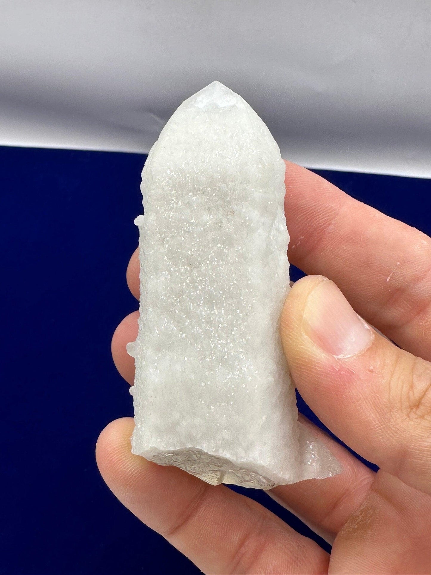Beautiful Top Grade Candle Quartz, Candle Quartz Crystal, Mongolian Candle Quartz, Reiki, Energy Work, Crystal Collection, 75.62 gram