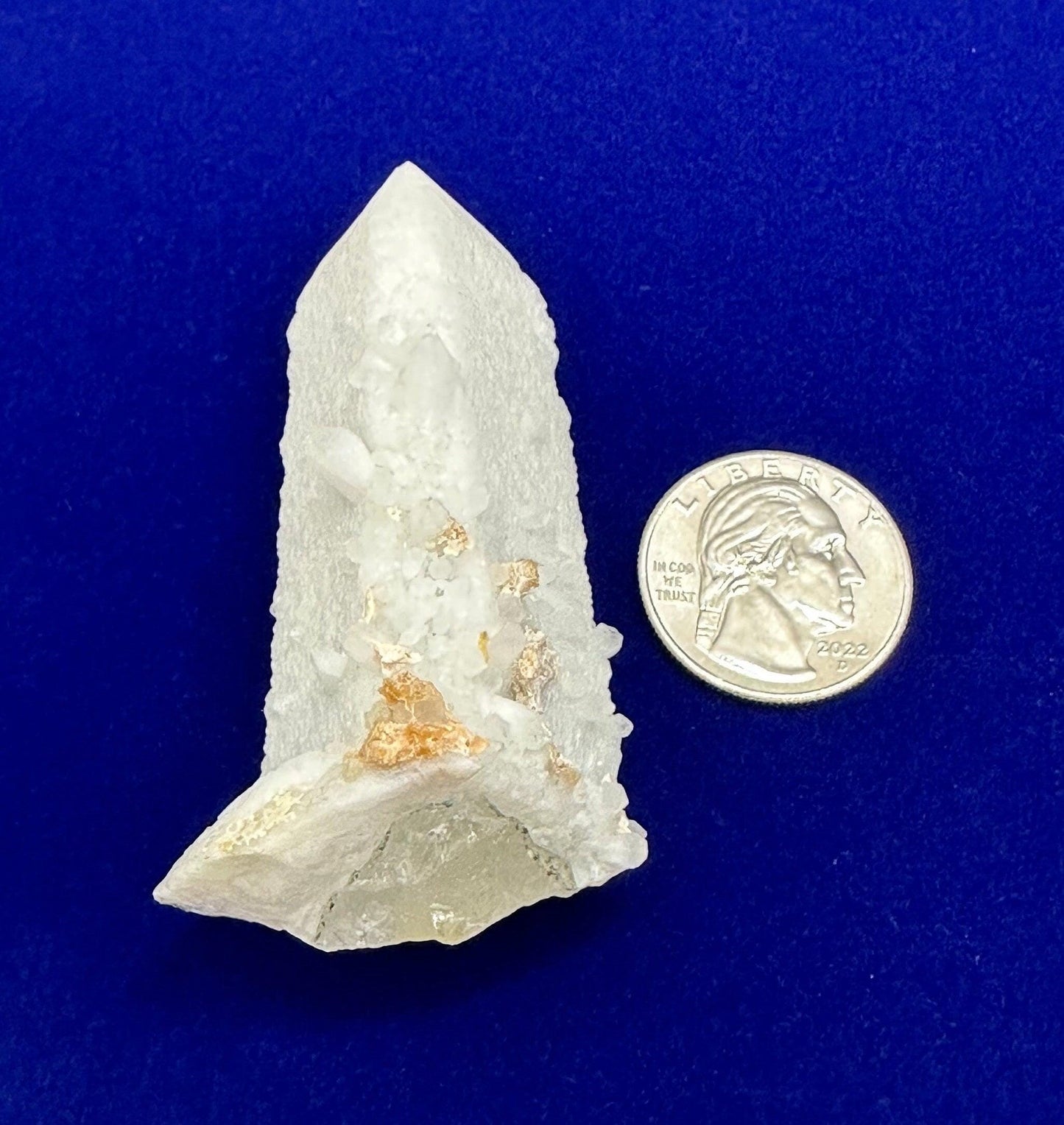 Beautiful Top Grade Candle Quartz, Candle Quartz Crystal, Mongolian Candle Quartz, Reiki, Energy Work, Crystal Collection, 75.62 gram