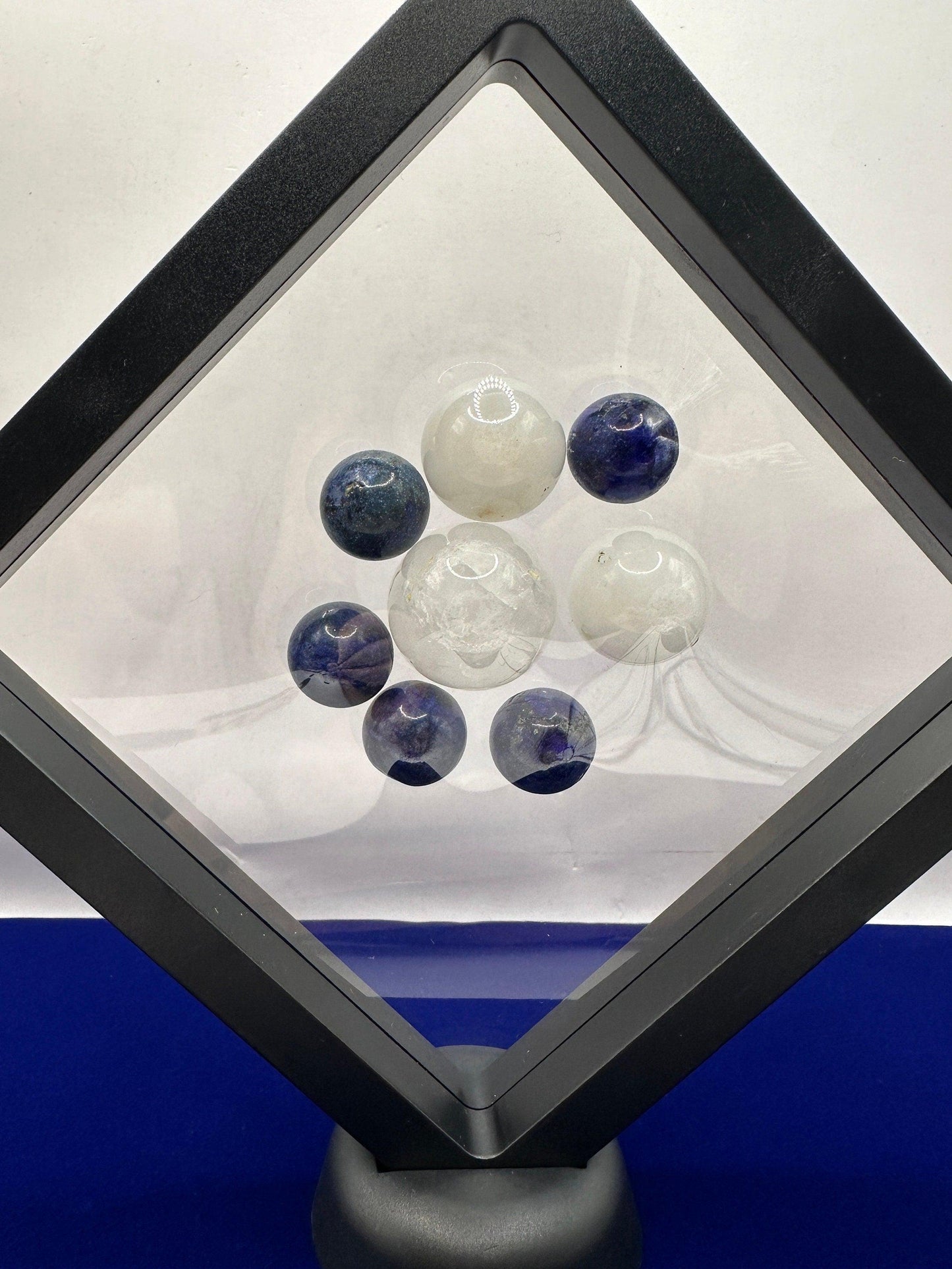 Display Case, Extra Large Display Case, Mineral 3D Display Case with stand, Meteorite Collection, Rock Collection, Collection Display