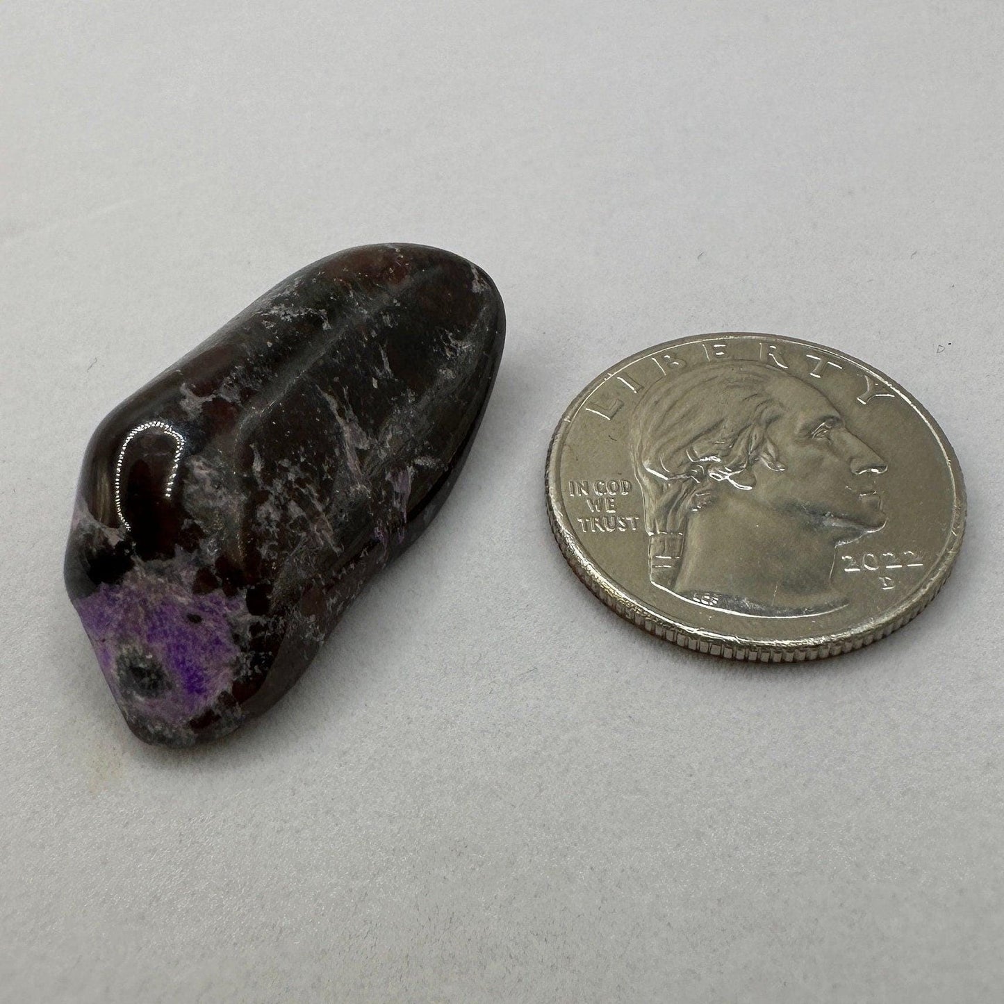 Sugalite Specimen, Polished Sugalite, Rare Sugalite, Inner Peace, South African, Reiki Energy Work, Authentic Sugalite, 13.04 grams