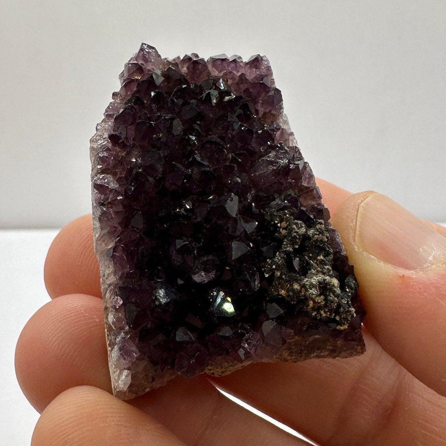 Deep Purple Amethyst Crystal, AAA+ Turkish Amethyst, Crystals, Alacam Mine, Crystal Collection, Crown Chakra, Turkey, 40.55 grams