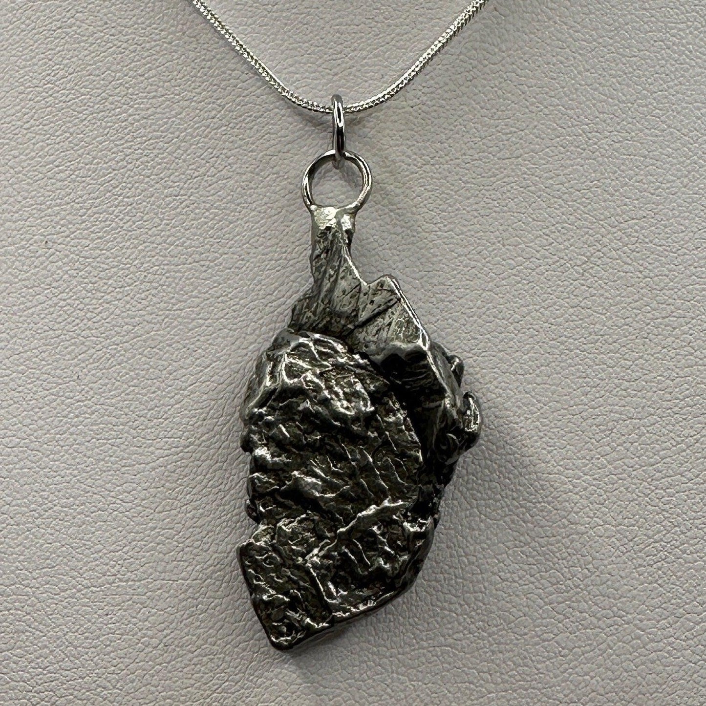 Beautiful Aletai Meteorite Pendant, 22.01 grams, Astronomy Gift, Authentic Meteorite, Meteorite Jewelry, Meteorite Pendant, COA, Space Gift