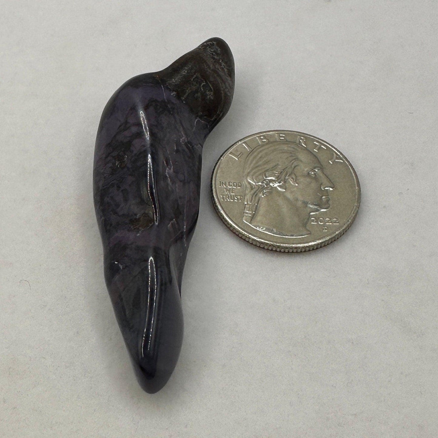 Sugalite Specimen, Polished Sugalite, Rare Sugalite, Inner Peace, South African, Reiki Energy Work, Authentic Sugalite, 23.99 grams