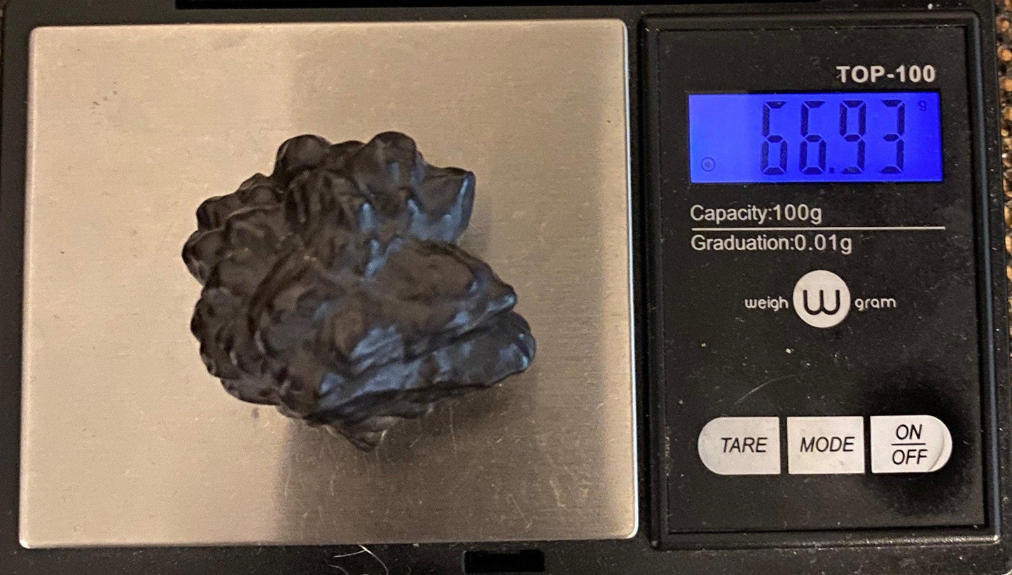 Rare and Unique Smooth Spiked Prophecy Stone from Egypt, Inner Vision, Reiki, and Dreamwork stone, Rock Collection, 66.93 grams