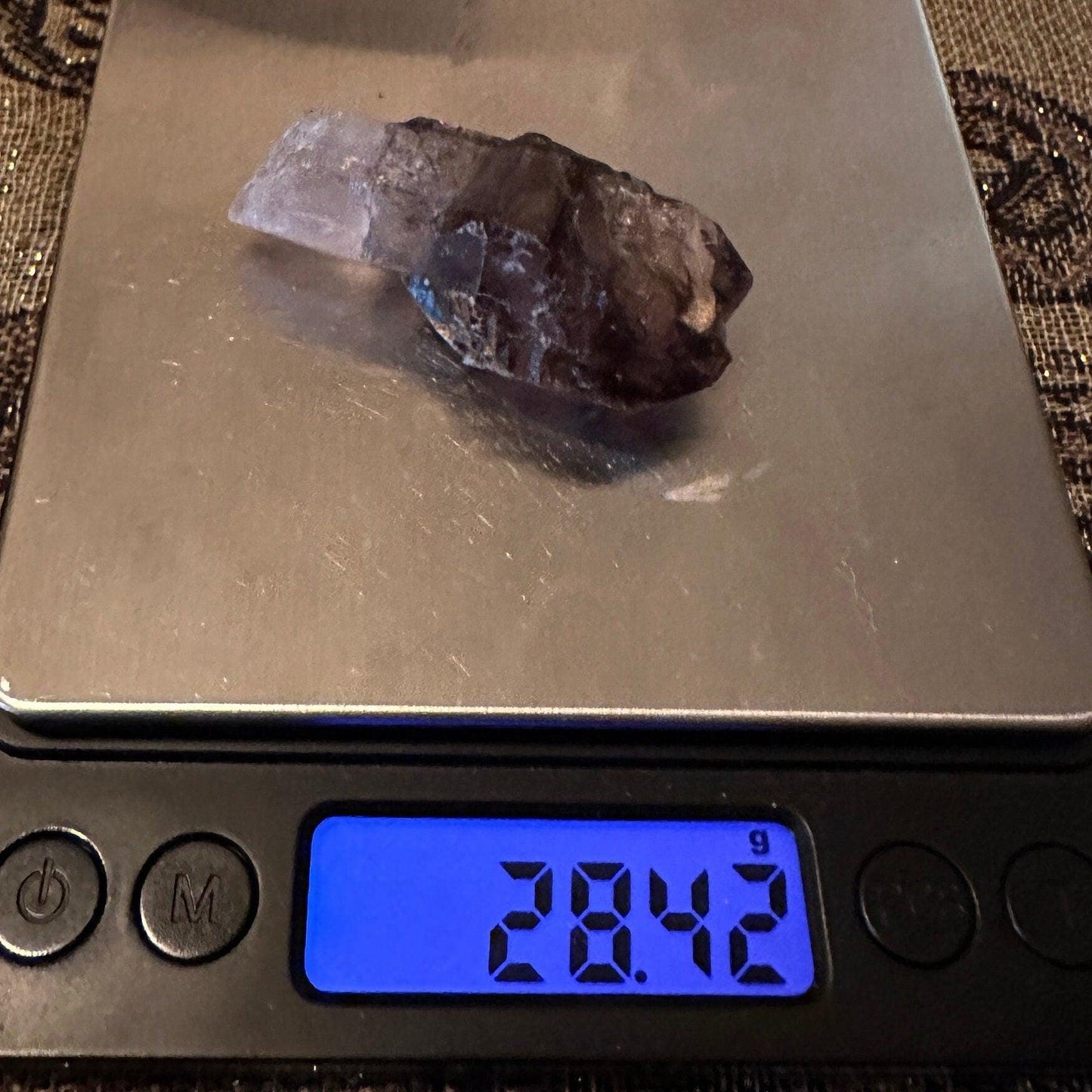 Shangaan Amethyst Scepter Crystal, Twin Quartz, Amethyst Scepter, Zimbabwe, Reiki Healing, 28.42 Grams