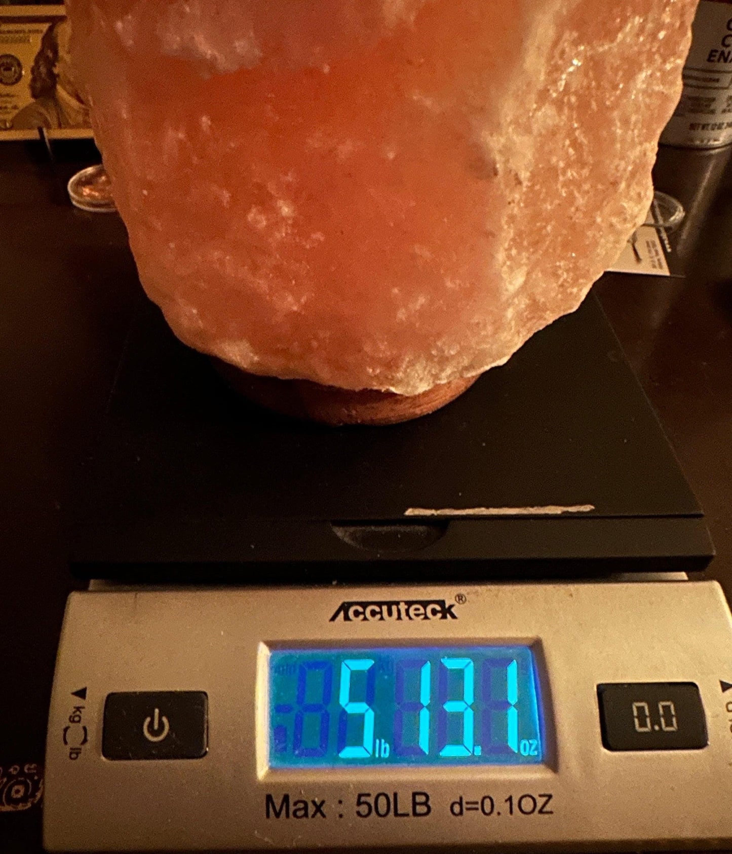 Beautiful Himalayan Salt Crystal Lamp, Crystal Lamp, Healing Energy, Home Decor, Office Decor, Reiki, 5 lbs 13.1 ounces,