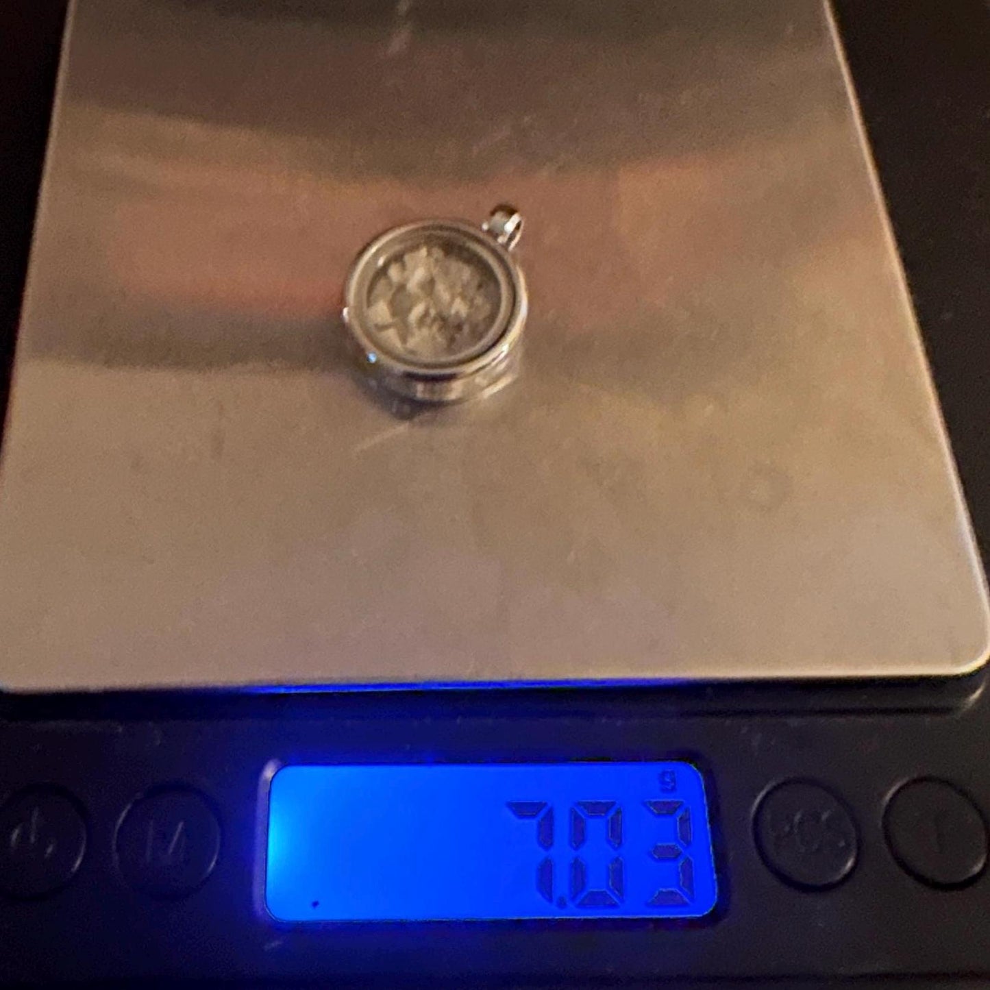 Rare Brazilian Phenacite Crystal Locket Pendant, Stainless Steel Glass Necklace, High Vibration Spiritual Jewelry, Phenakite, Crystals