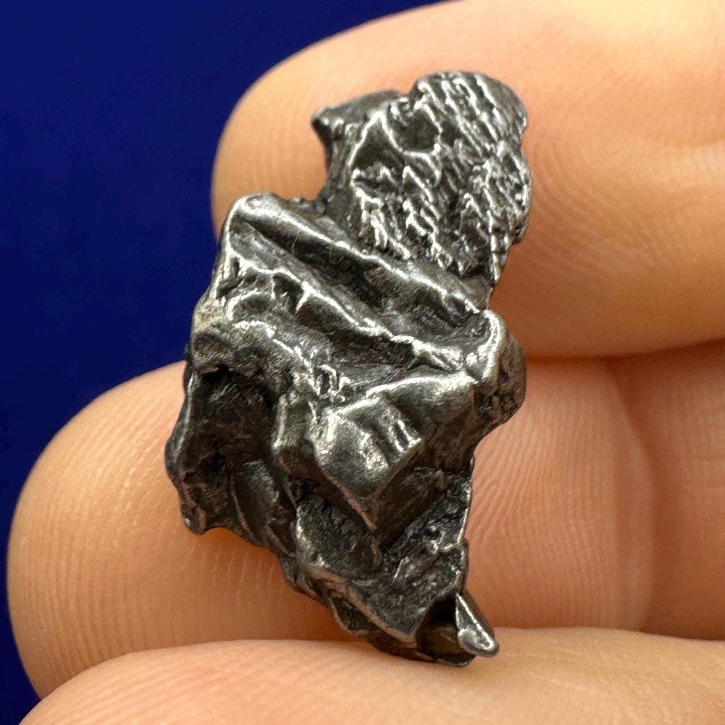 Tiny Meteorite Specimen Campo del Cielo 6.77 grams, Iron Meteorite, Astronomy Gift, Pocket Sized Gift, Space Gift, Gift for Kids of all Ages