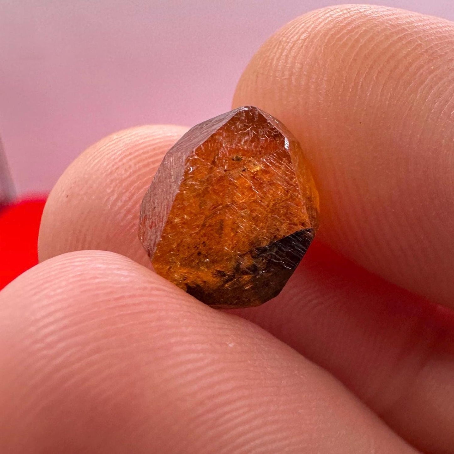 Spessartine Garnet, Speasartine, Loliondo Tanzania, Tanzanian Garnet, Meditation, Awakening, Rare Garnet, 1.68 grams, 8.4 carats