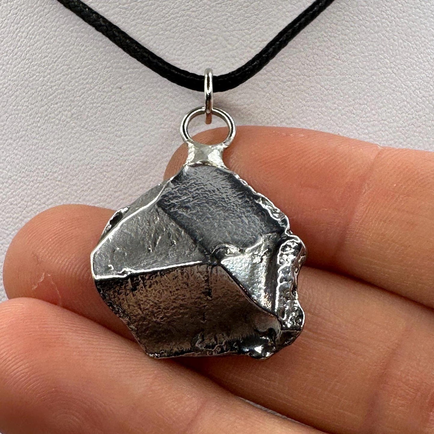 Beautiful Aletai Meteorite Pendant, 11.11 grams, Astronomy Gift, Authentic Meteorite, Meteorite Jewelry, Meteorite Pendant, COA, Space Gift