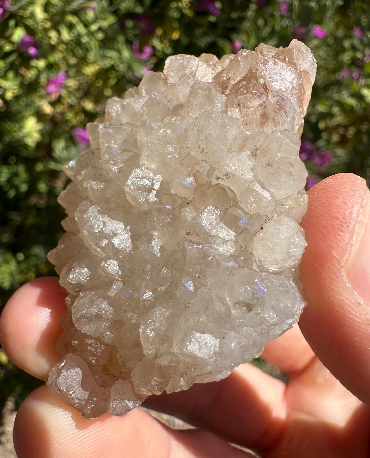 Beautiful Top Grade Anandalite Crystal, Rainbow Quartz, Samadhi Quartz, Aurora Quartz, Kundalini, Self Awakening, Crystal, 56.30 grams