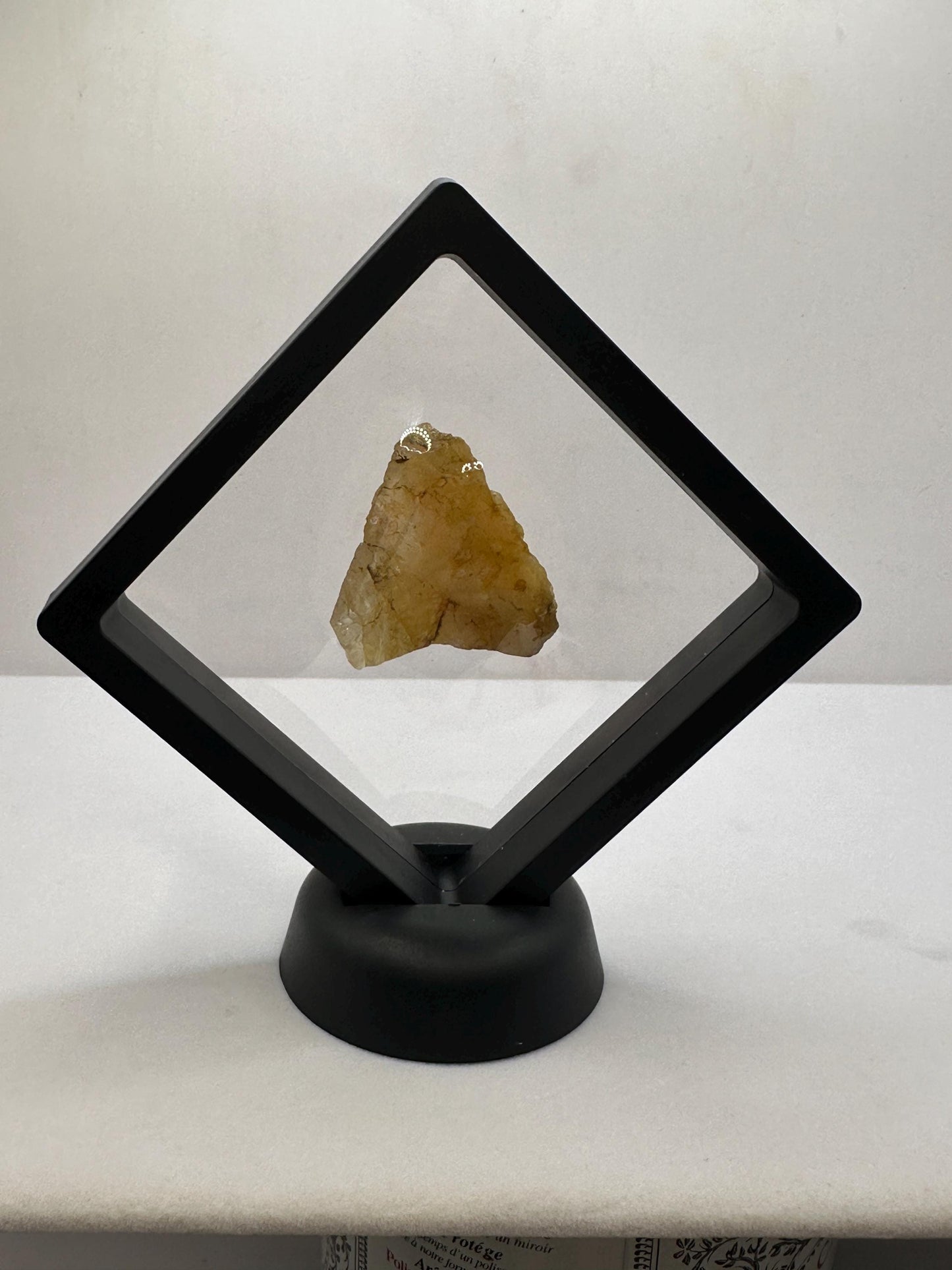 Rare Golden Brazilian Phenacite Crystal 21.12g, 105.6 carats, High-Vibration Energy Stone, Spiritual Growth, Transformation, and Meditation