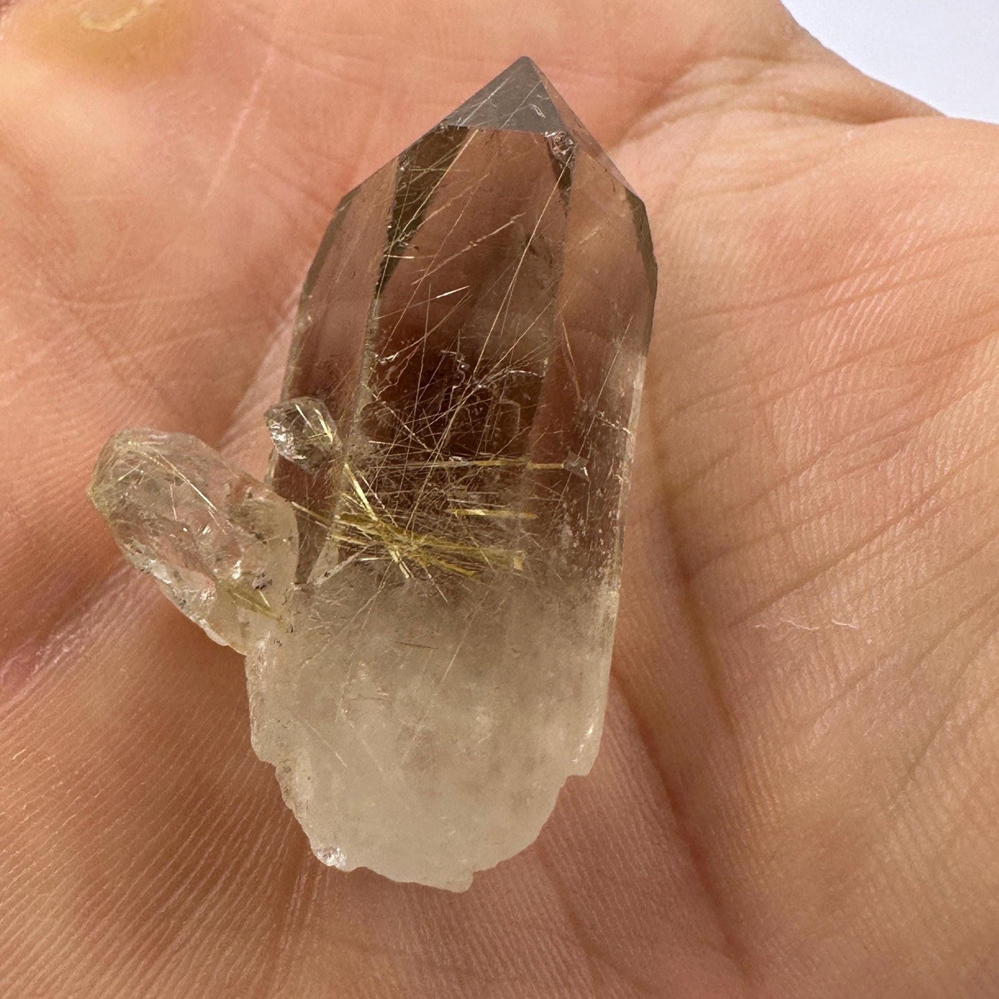 Rare Golden Rutilated Quartz, Brazilian Rutilated Quartz Crystal, Rultile Quartz, Brazilian Crystal, Fine Crystals, Novo Horizonte, 14.34g