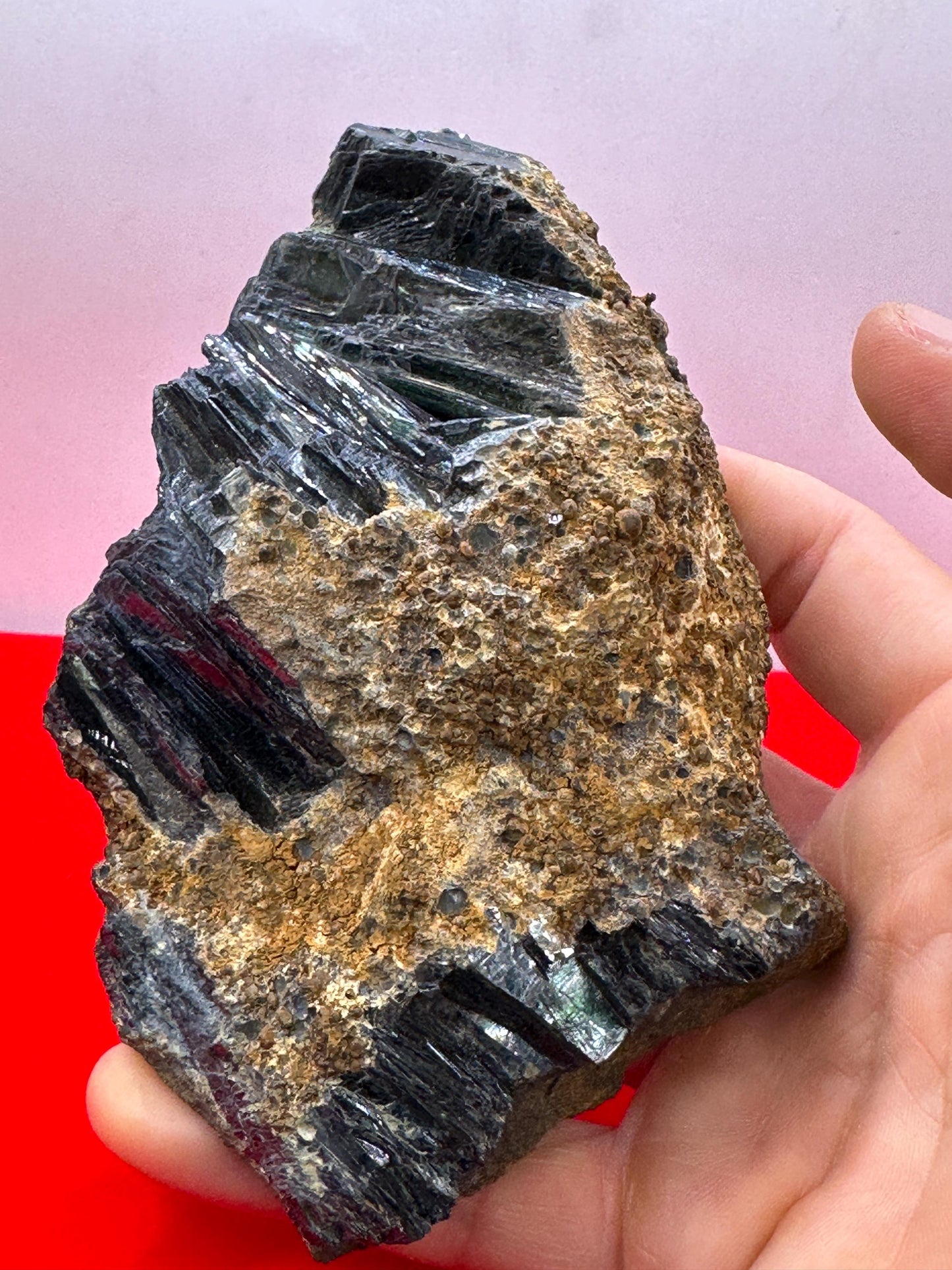 Rare Large Vivianite Crystal Specimen, Vivianite, Vivianite, Brazilian Vivianite, Reiki Energy, Crystal Collection, Reiki, 426 Grams/15 oz