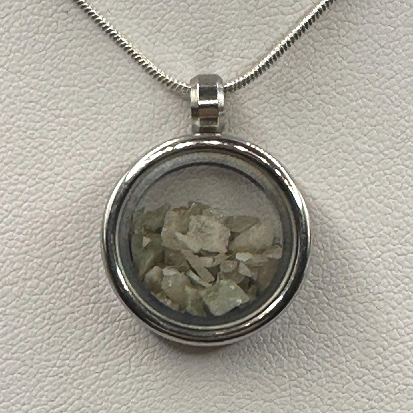 Rare Brazilian Phenacite Crystal Locket Pendant, Stainless Steel Glass Necklace, High Vibration Spiritual Jewelry, Phenakite, Crystals