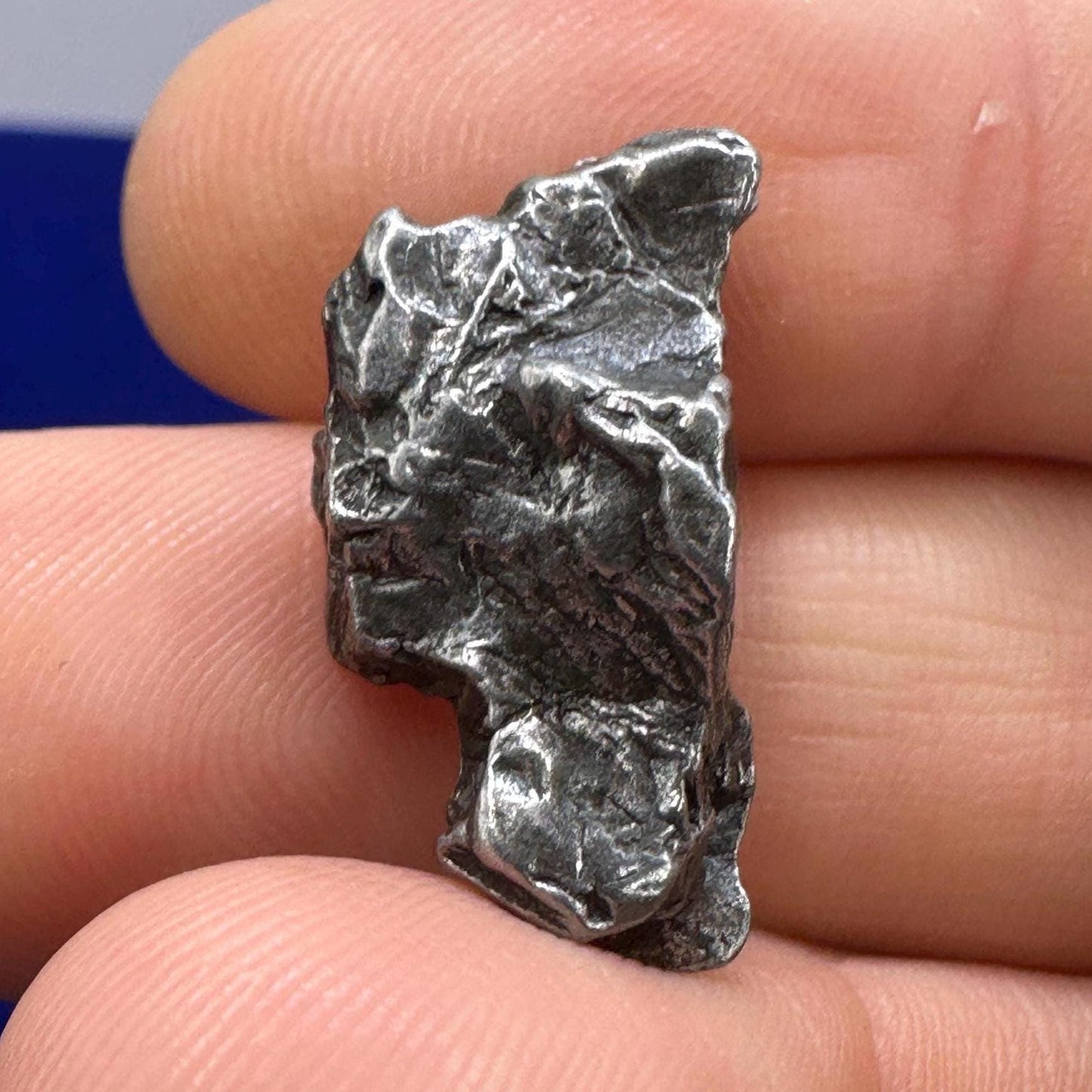 Tiny Meteorite Specimen Campo del Cielo 6.77 grams, Iron Meteorite, Astronomy Gift, Pocket Sized Gift, Space Gift, Gift for Kids of all Ages