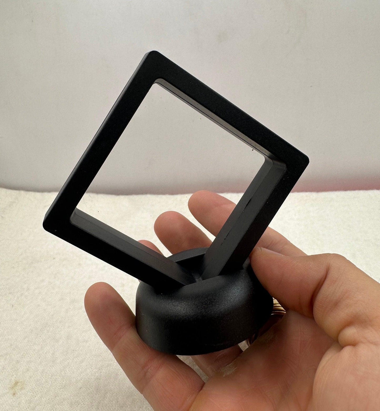 Display Cases, Small Display Cases, Lot of 3, Mineral 3D Display Case with stand, Meteorite Collection, Rock Collection, Collection Display