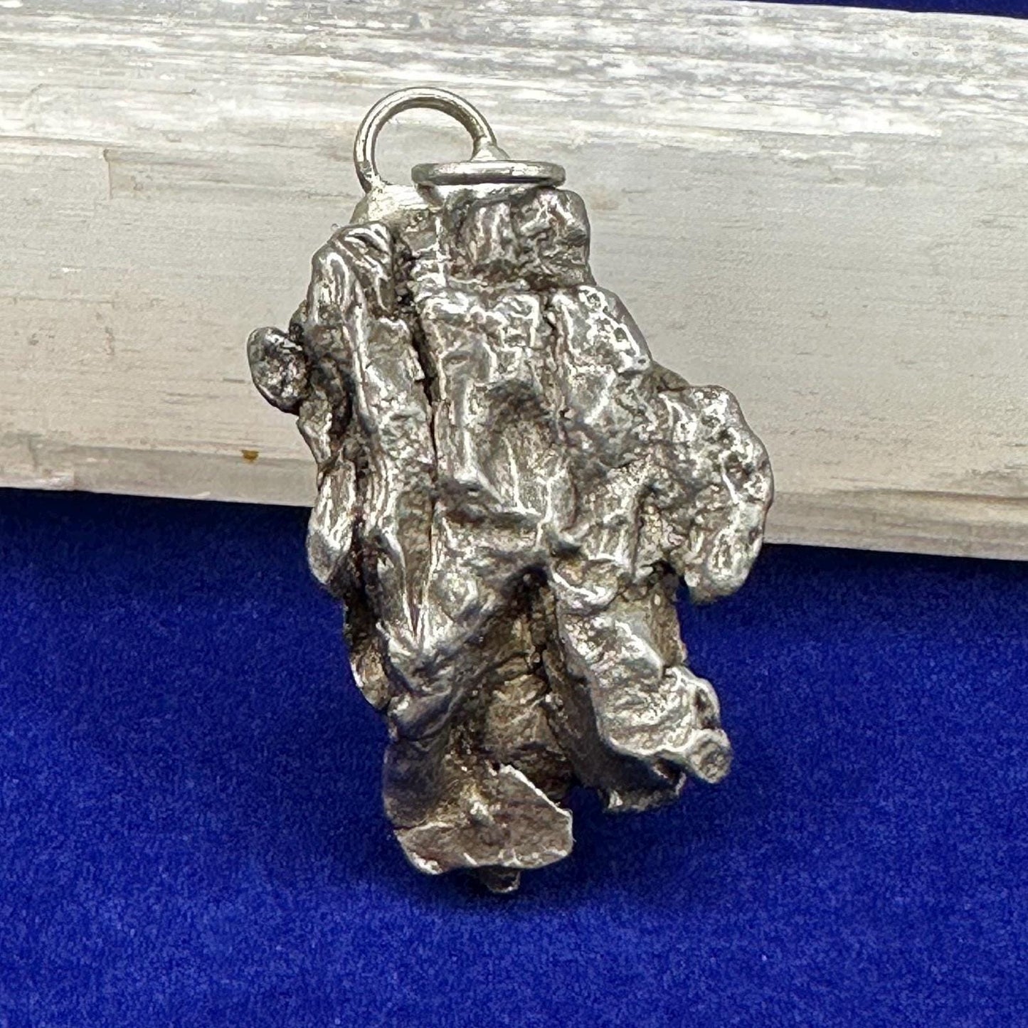 Beautiful Meteorite Campo del Cielo Pendant 17.30 grams, Astronomy Gift, Authentic Meteorite, Meteorite Jewelry, Meteorite Pendant, COA