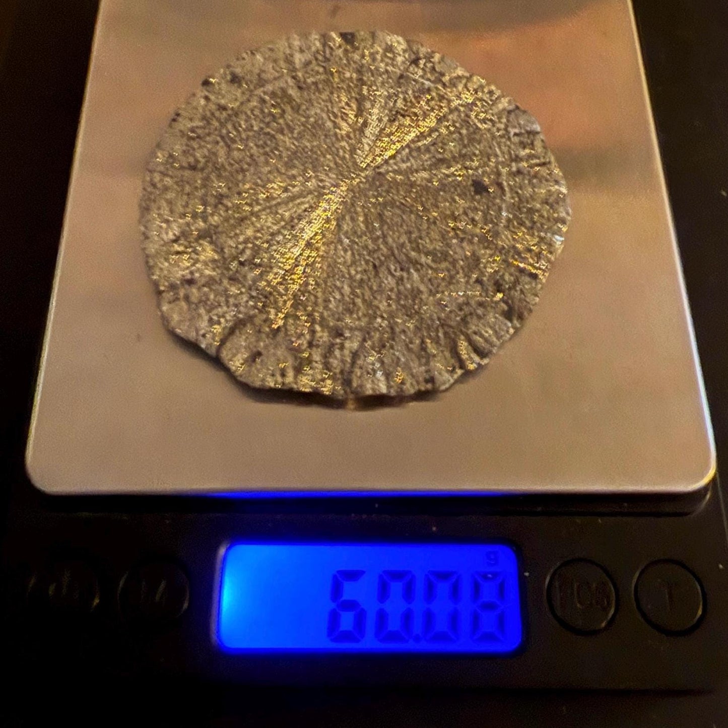 Sparkling Pyrite Sun, Pyrite Dollar, Pyrite, Rock Collection, Sparta Illinois, Radiant Sun, Abundance, Creativity, Energy Work, 60.08 Grams